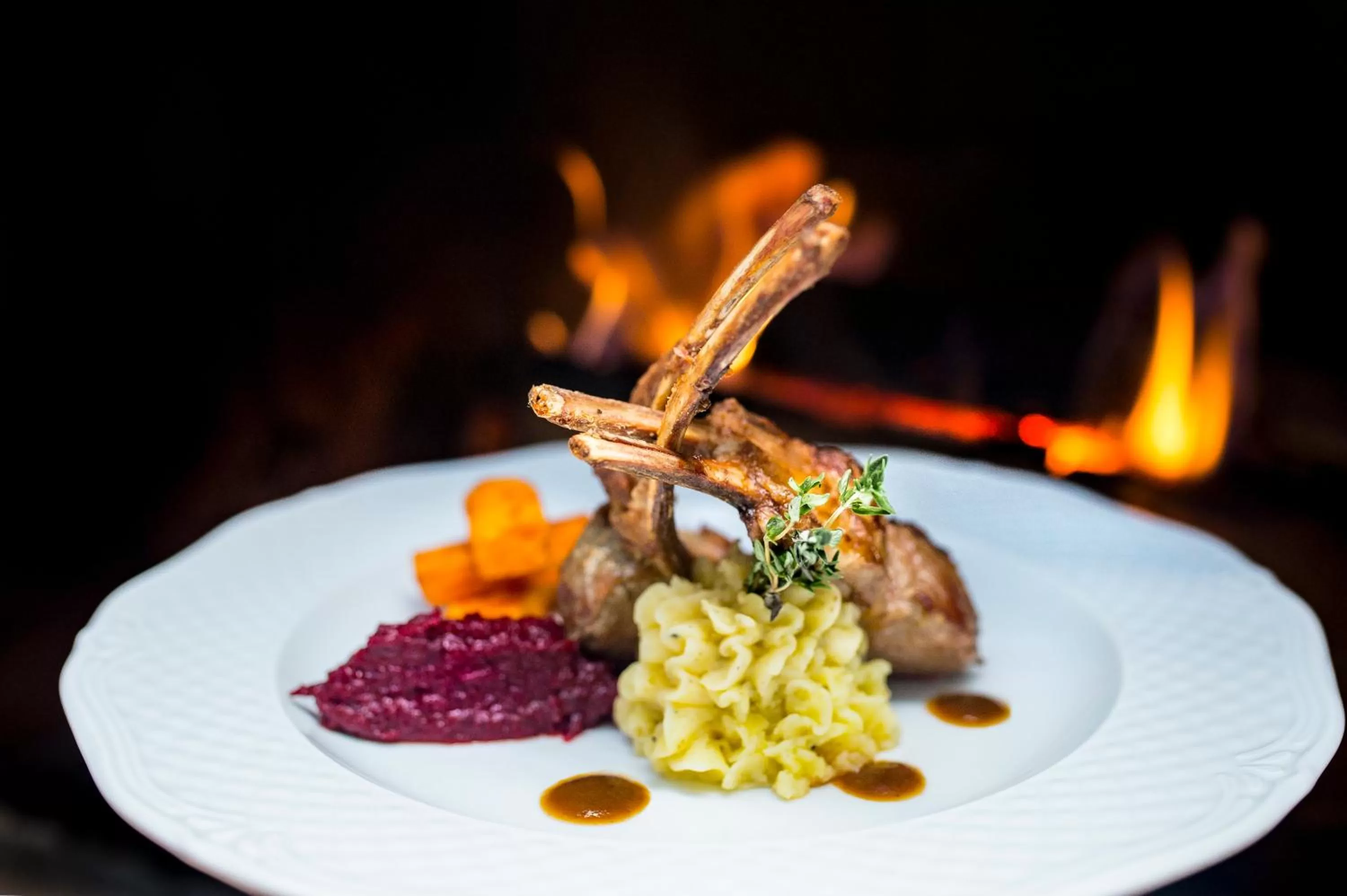 Food close-up in Hotel Villa Eva