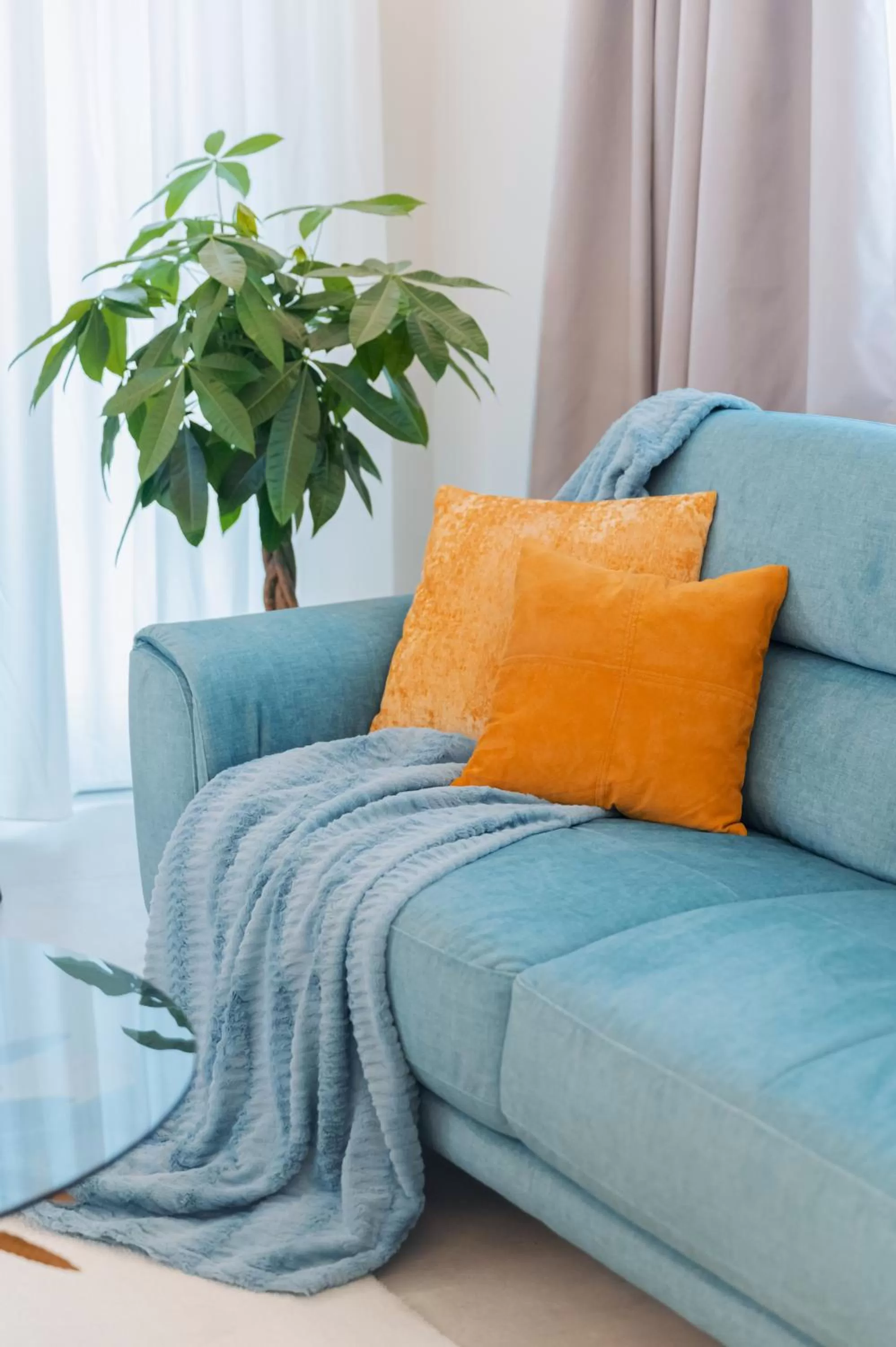 Living room in Naxi Suites