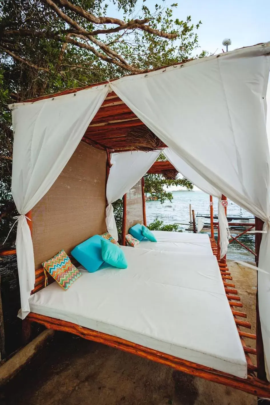 Solarium, Bed in El Búho Lagoon Bacalar