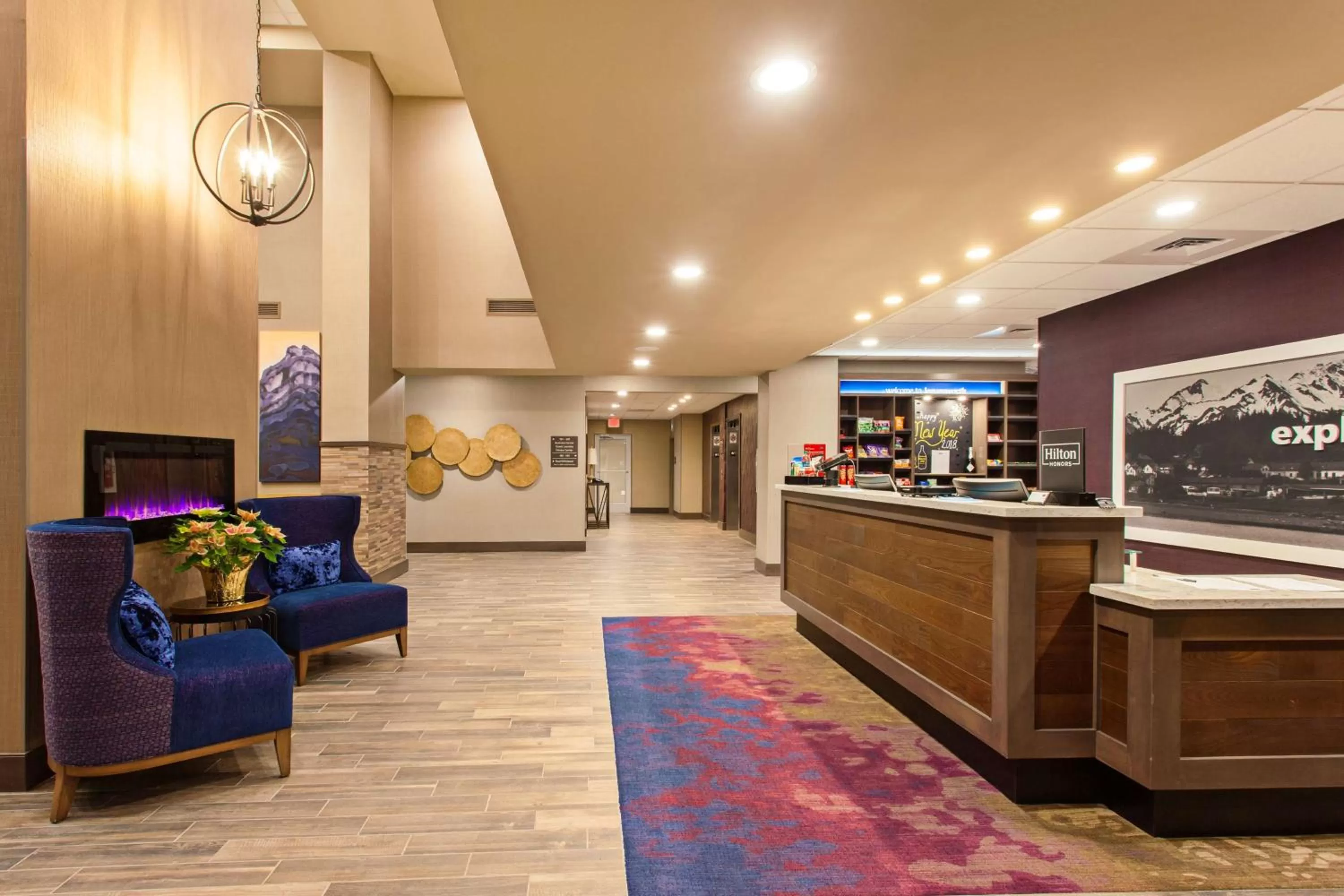 Lobby or reception in Hampton Inn & Suites Leavenworth