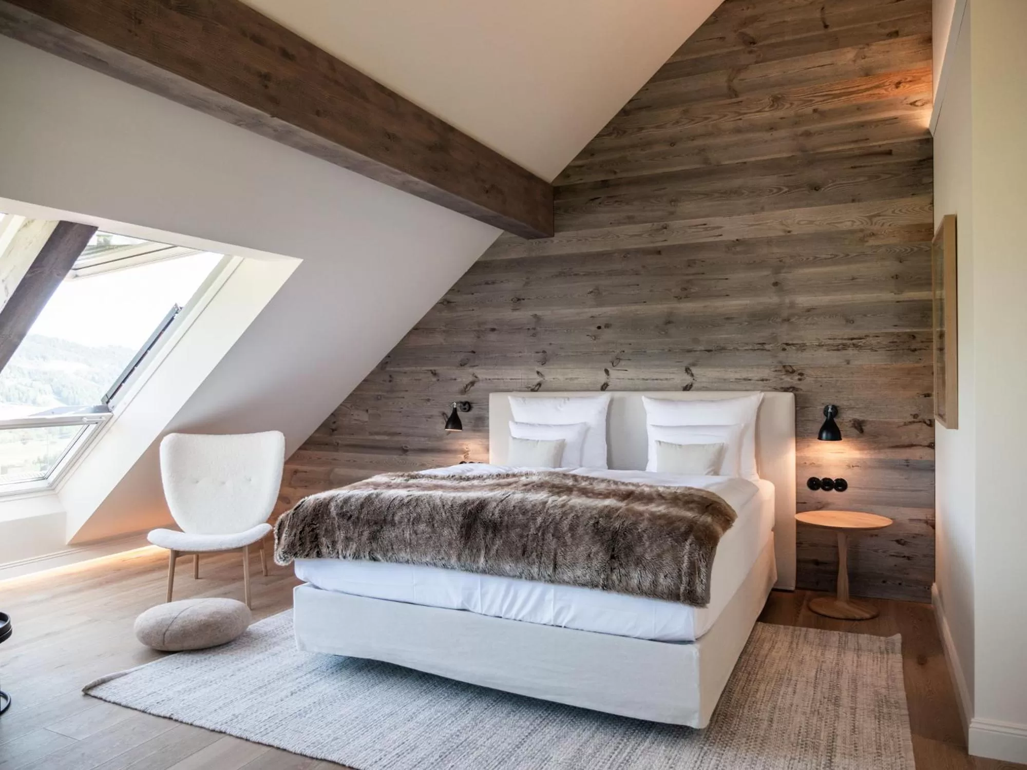 Bedroom, Bed in Alpenloge Design Hotel