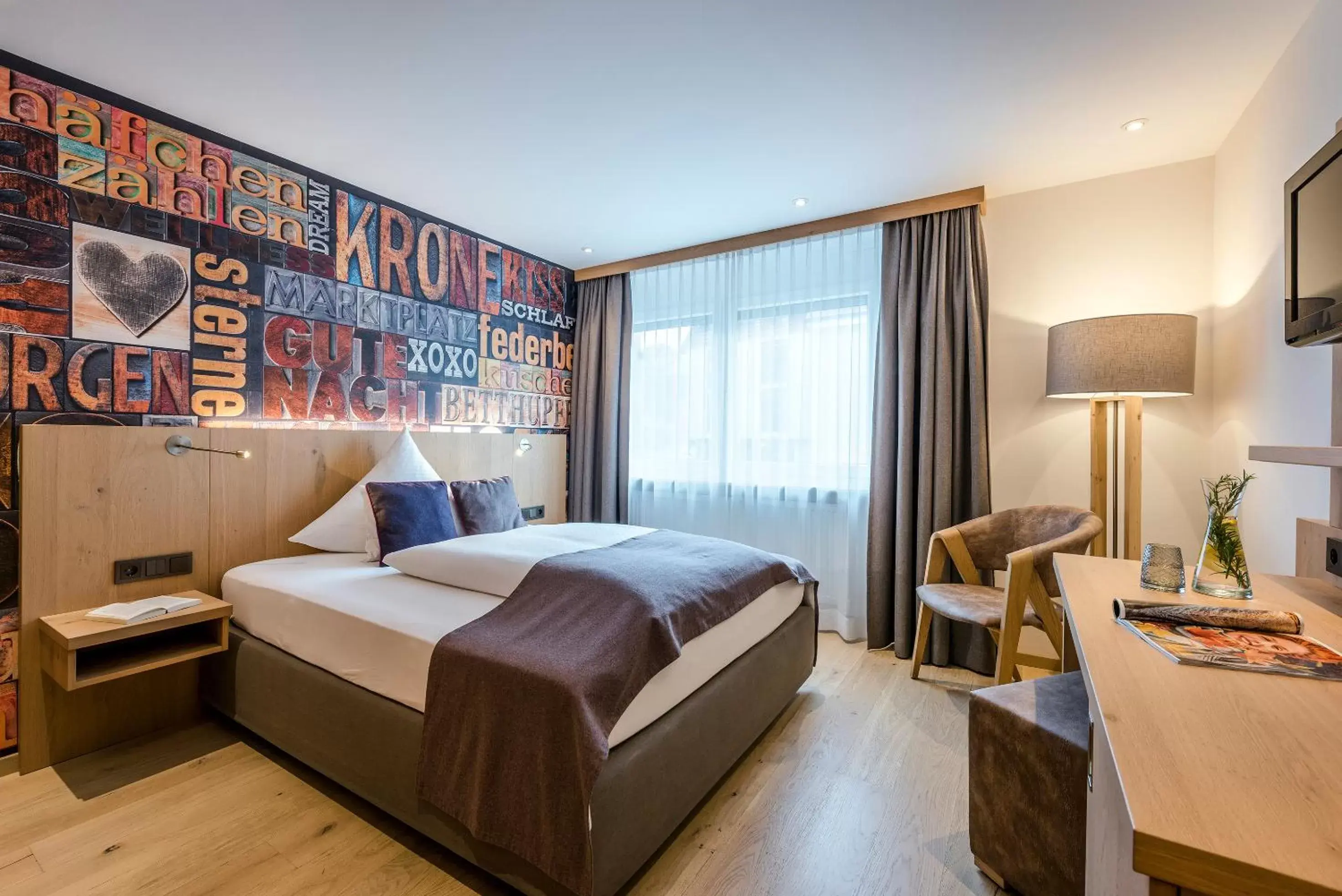 Deluxe Double Room - single occupancy in Hotel Krone Deluxe Double Room - single occupancy in Hotel Krone
