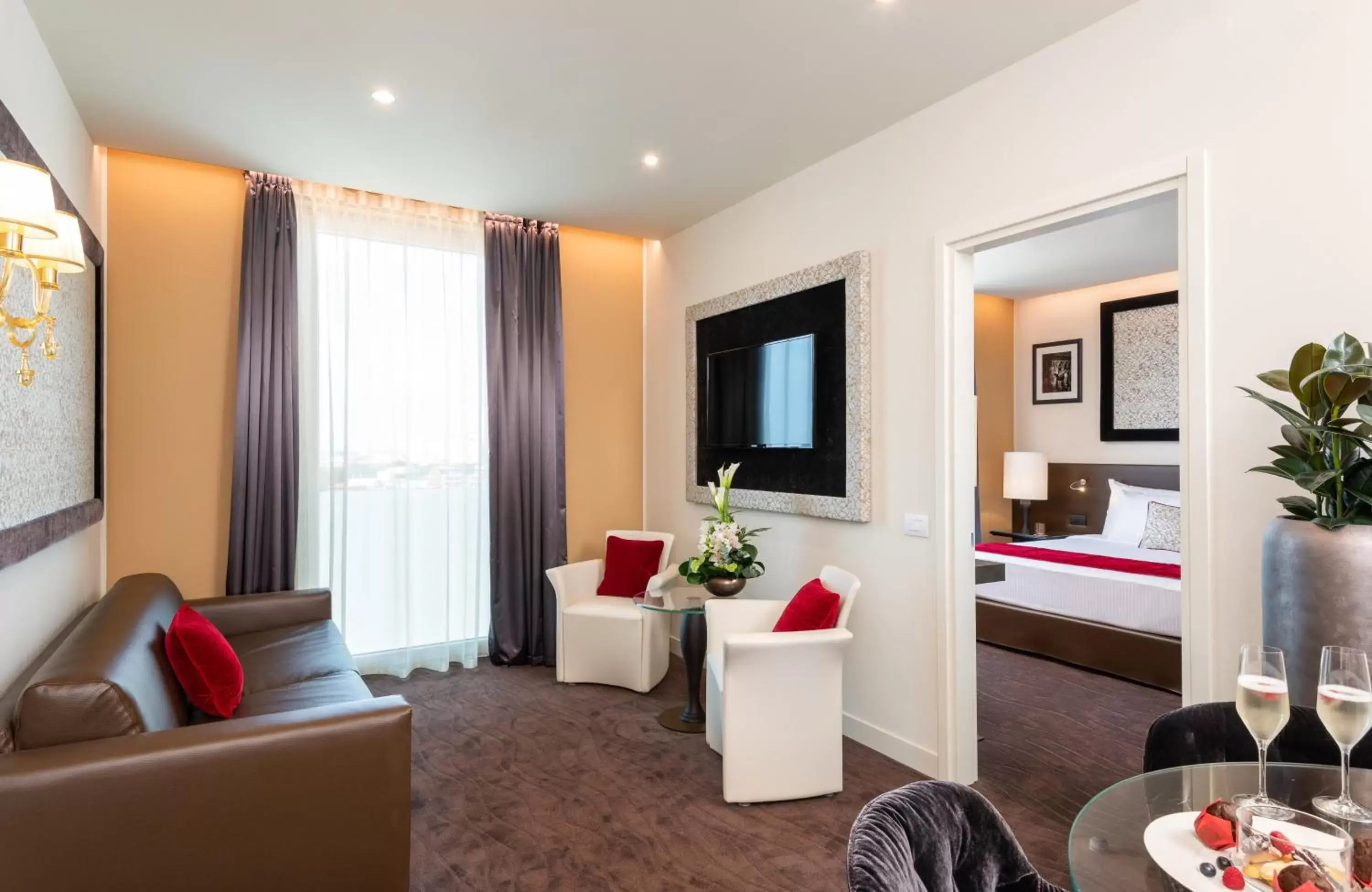 Bedroom, Seating Area in Leonardo Royal Hotel Venice Mestre