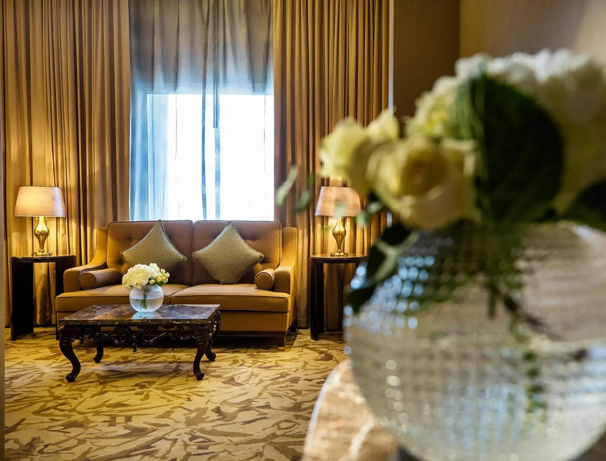 Seating Area in Ezdan Palace Hotel