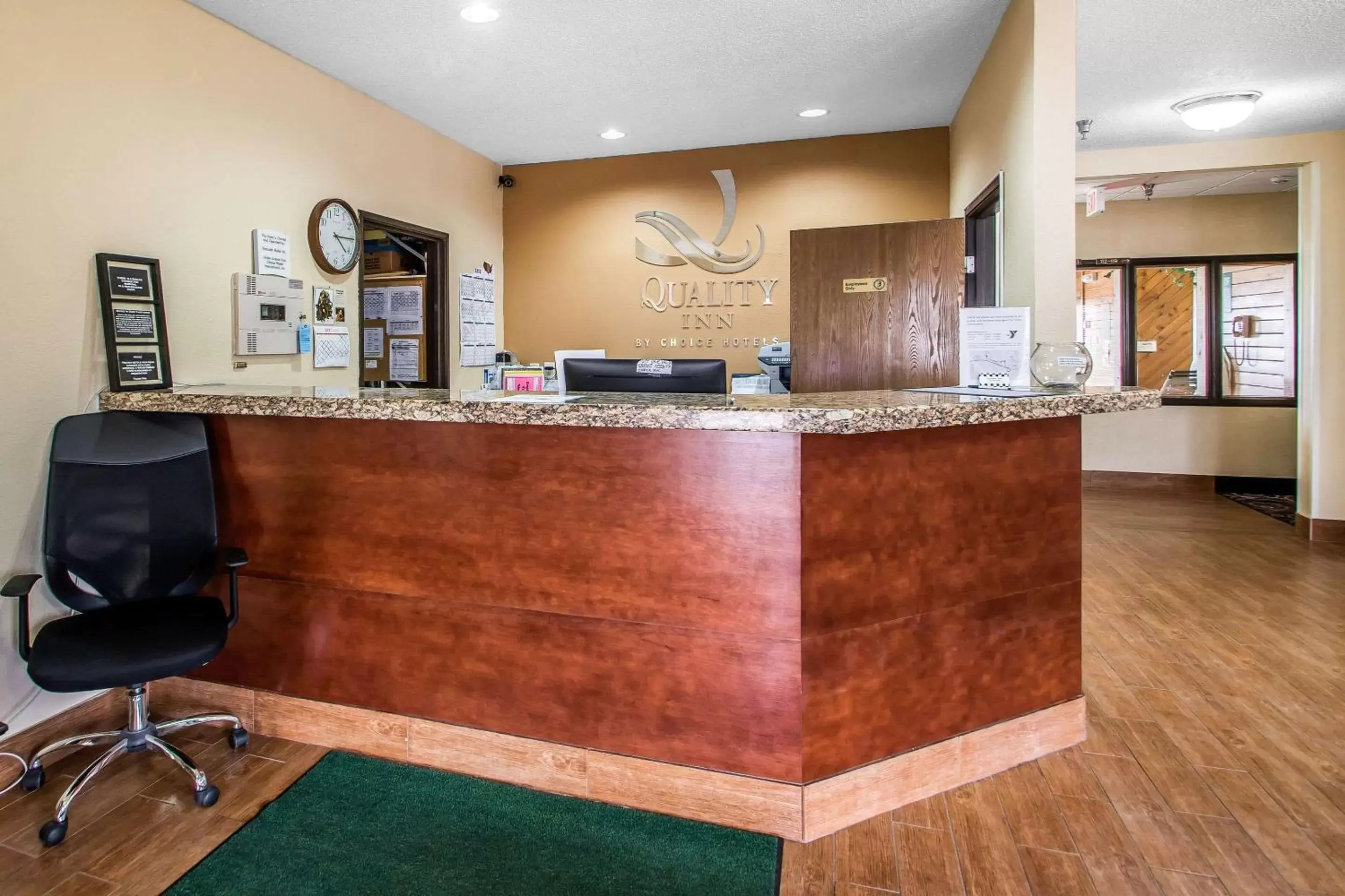 Lobby or reception in Quality Inn Dubuque on Hwy 20 Lobby or reception in Quality Inn Dubuque on Hwy 20