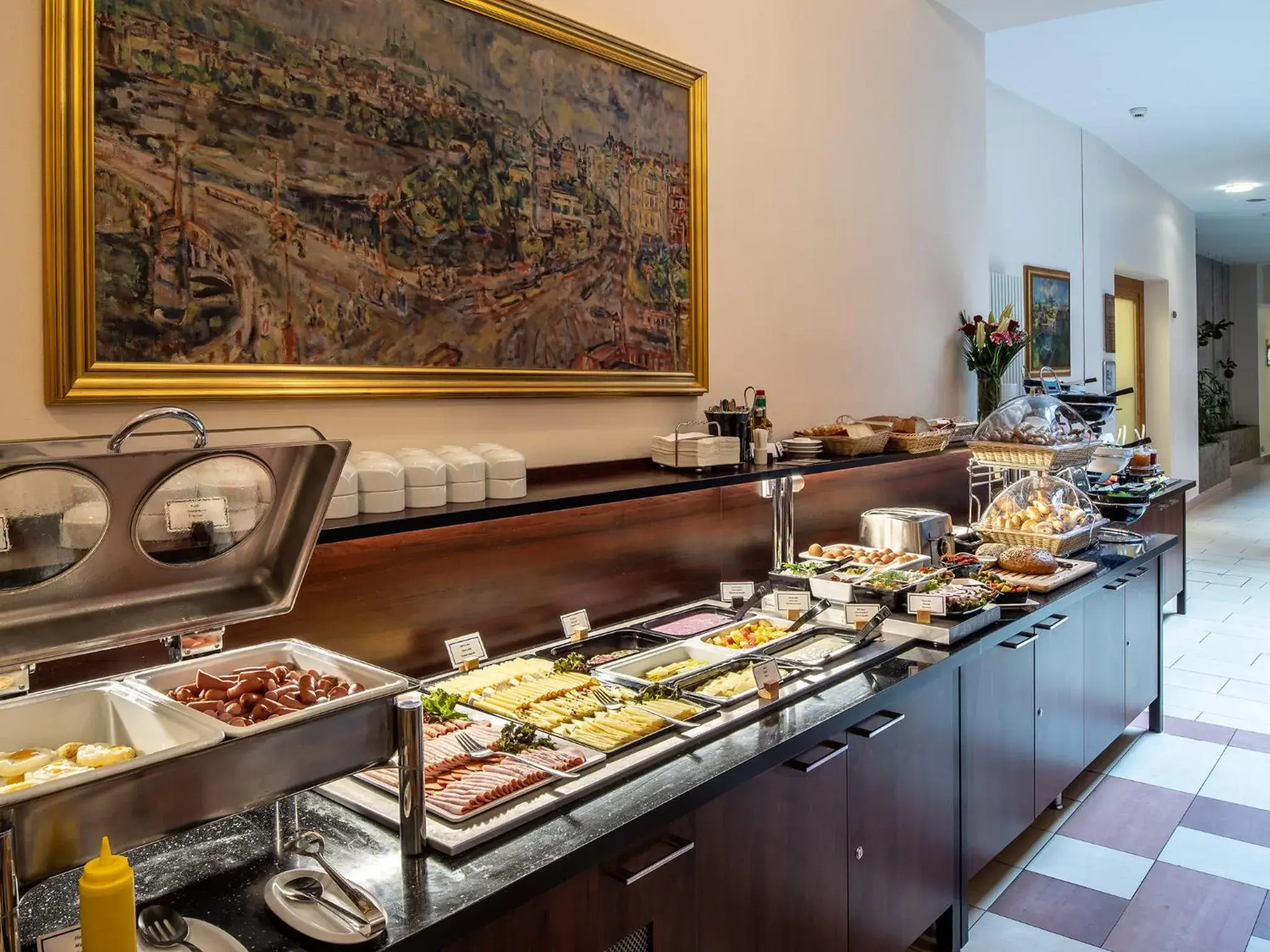 Buffet breakfast, Food in EA Embassy Prague Hotel