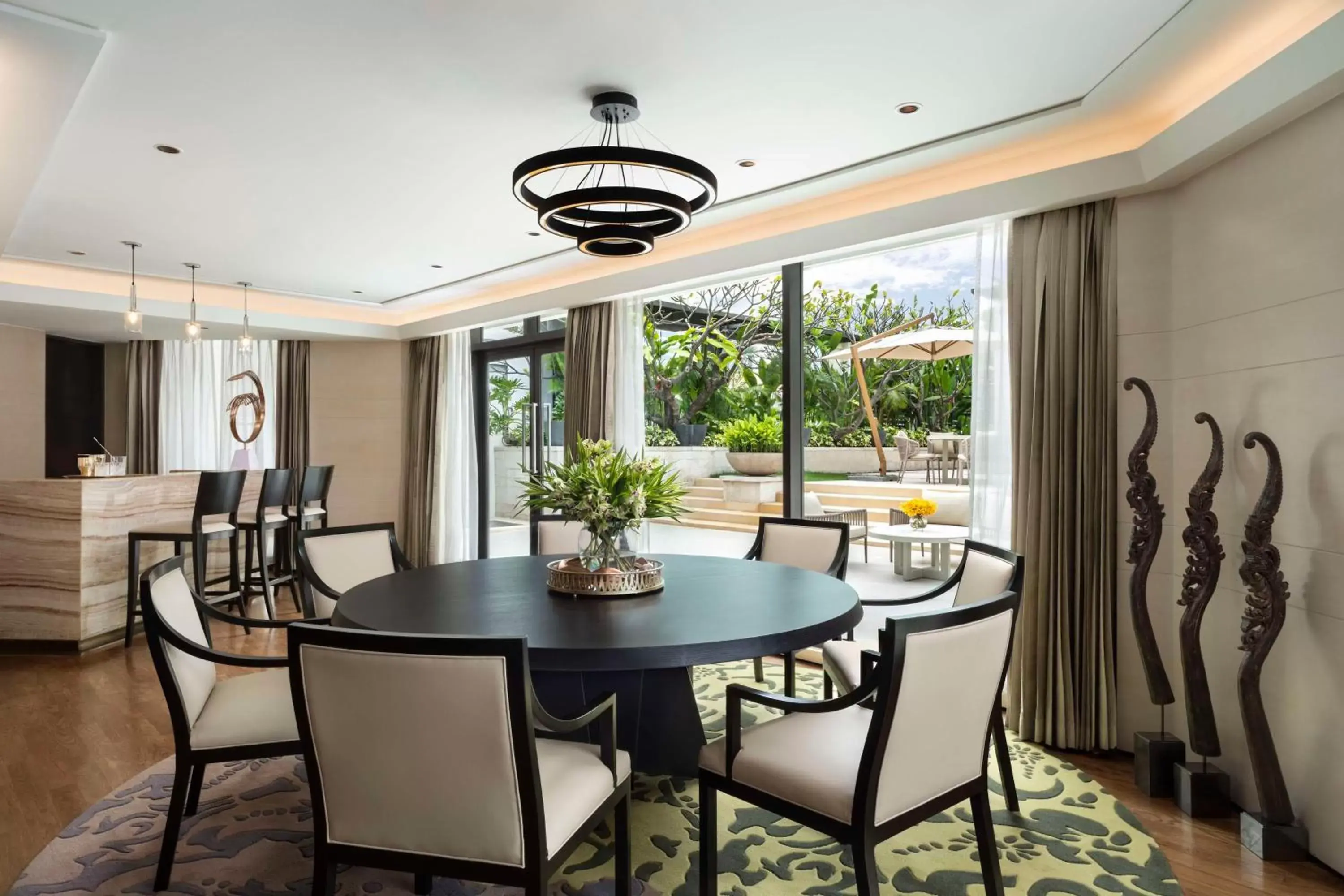 Bedroom, Dining Area in Siam Kempinski Hotel Bangkok - SHA Extra Plus Certified