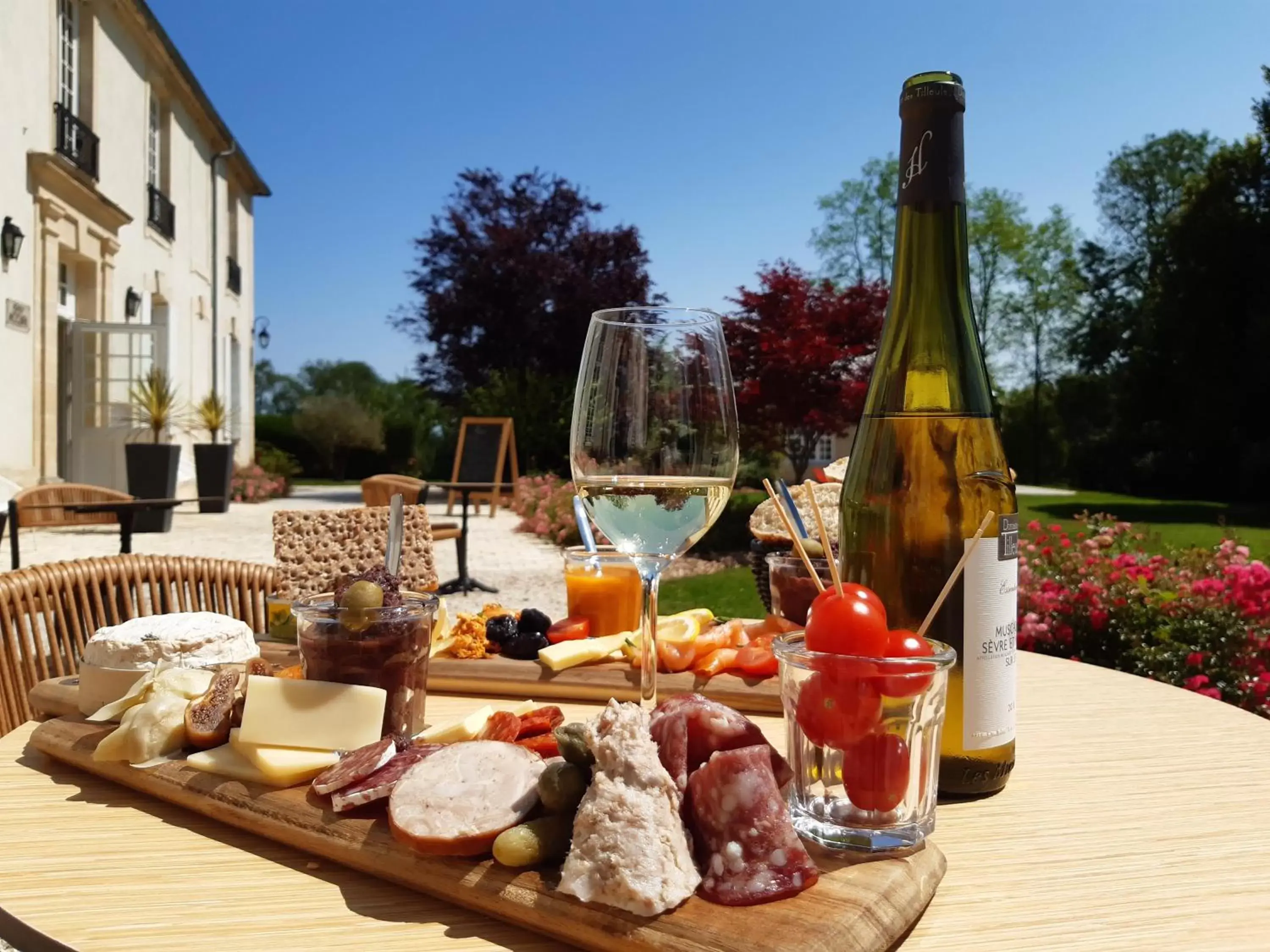 Food close-up in Château Saint Gilles