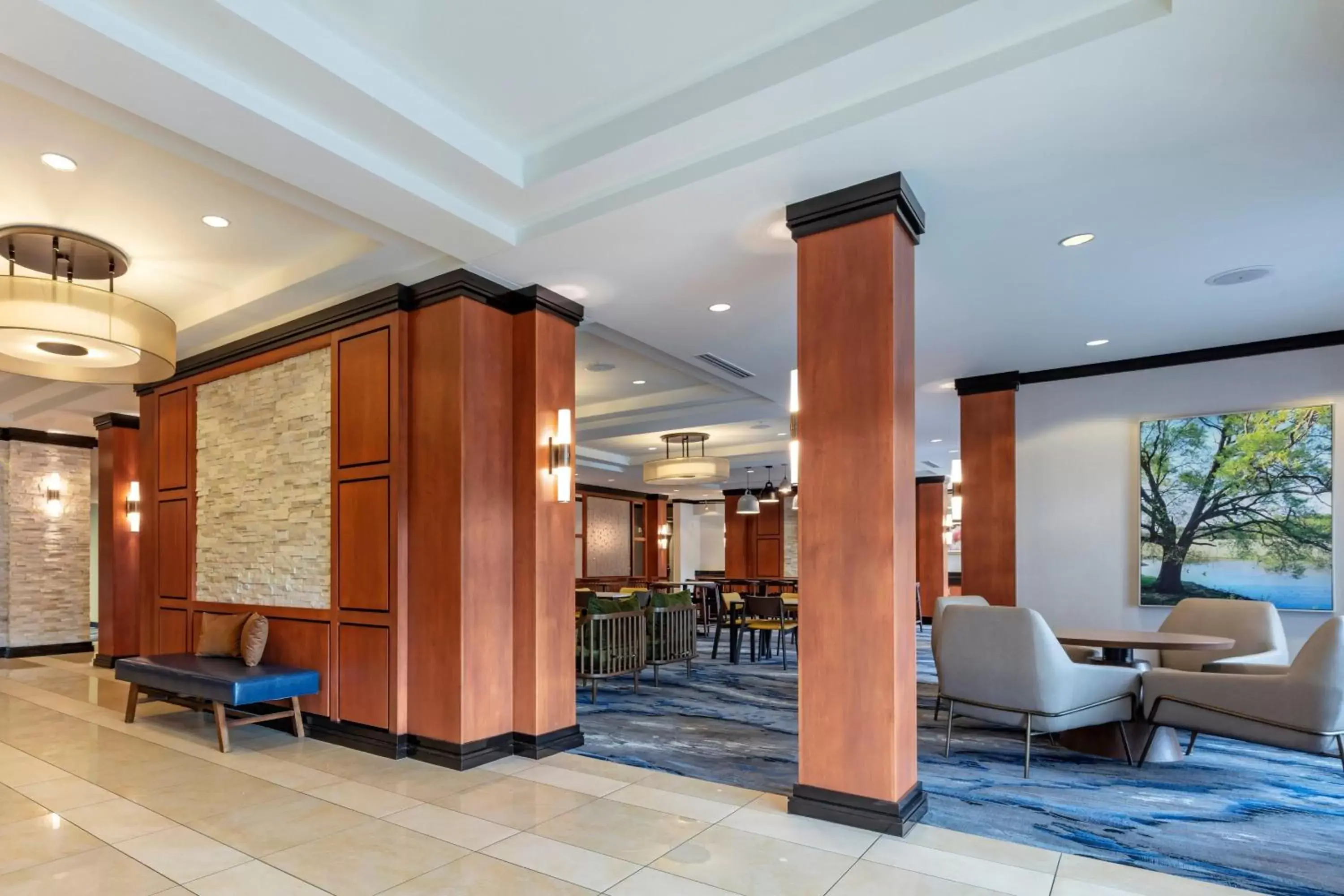 Lobby or reception in Fairfield Inn & Suites Columbus