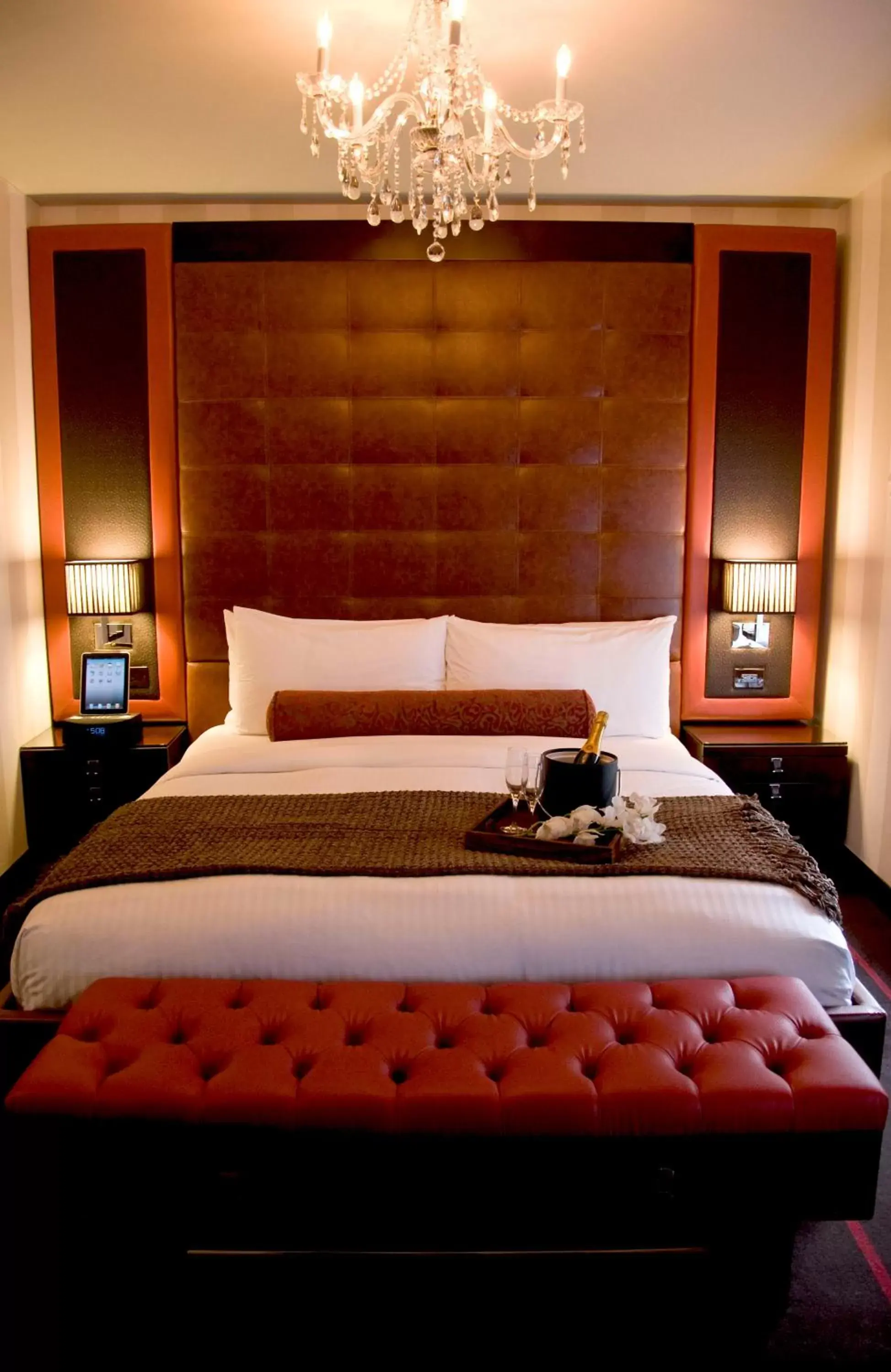 Bed in Sanctuary Hotel New York
