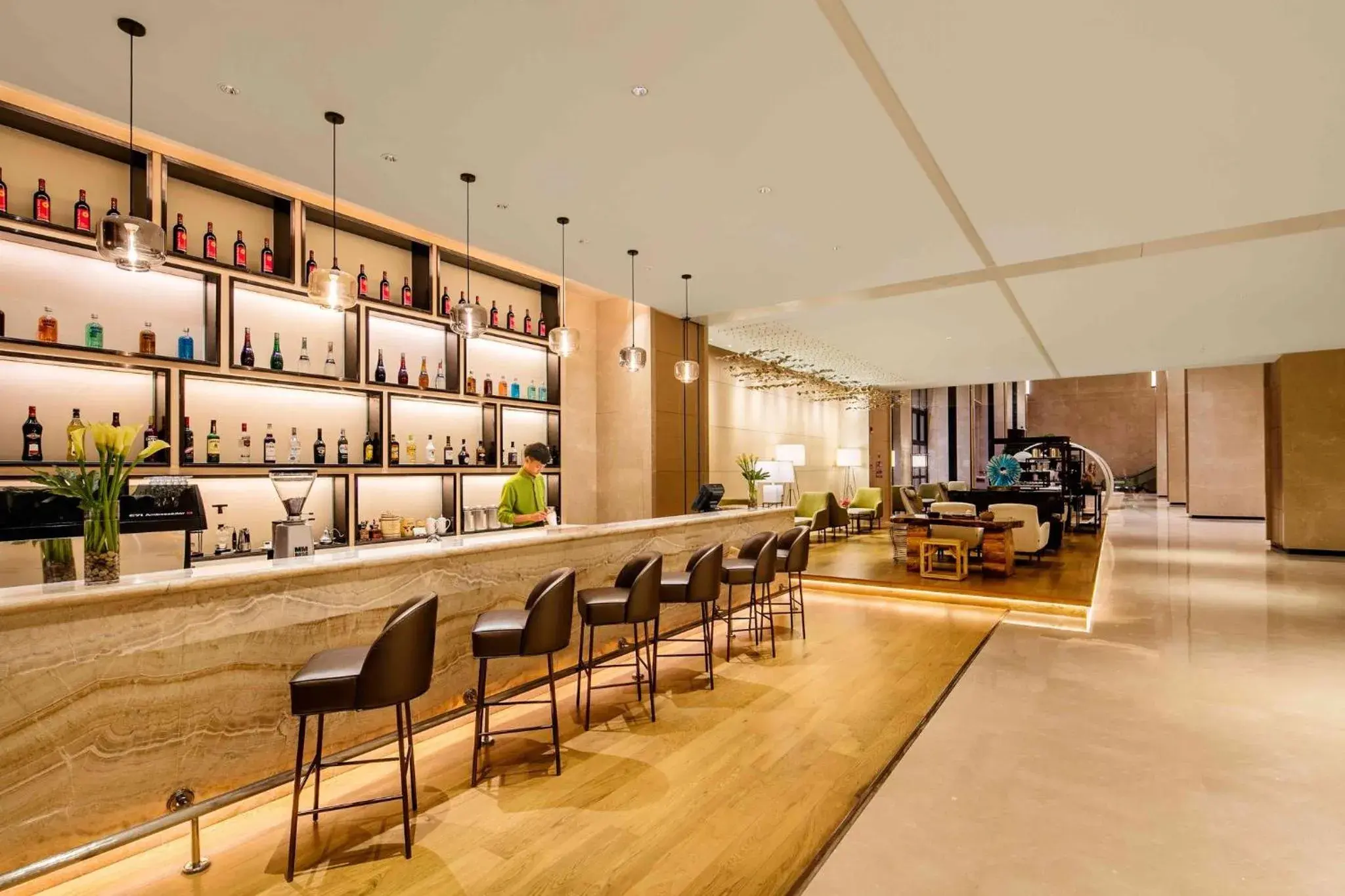 Lounge or bar, Lounge/Bar in Holiday Inn Chongqing University Town, an IHG Hotel