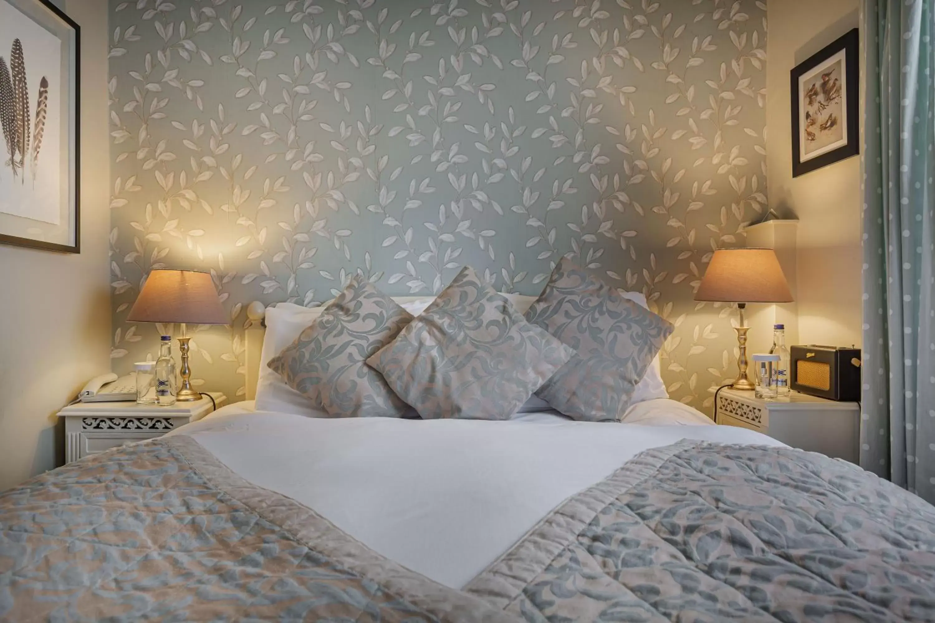 Bed in The Feathers Hotel, Helmsley, North Yorkshire