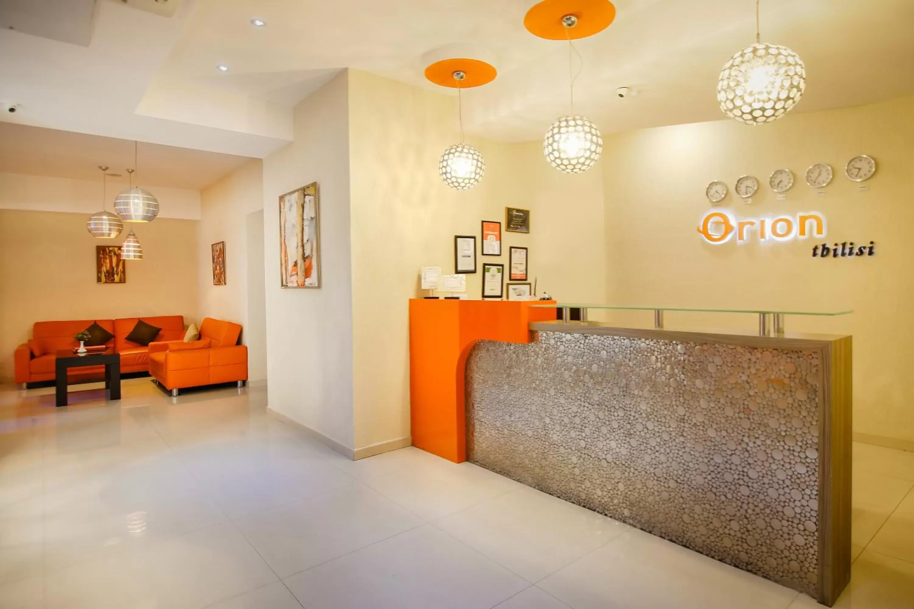 Lobby or reception in Hotel Orion Tbilisi Lobby or reception in Hotel Orion Tbilisi