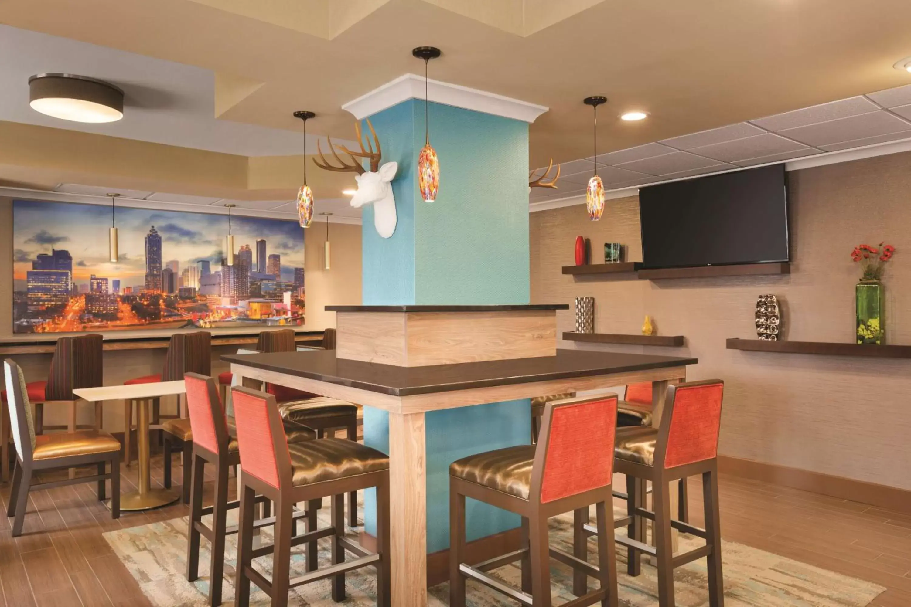 Lobby or reception in Hampton Inn Atlanta-Buckhead Lobby or reception in Hampton Inn Atlanta-Buckhead