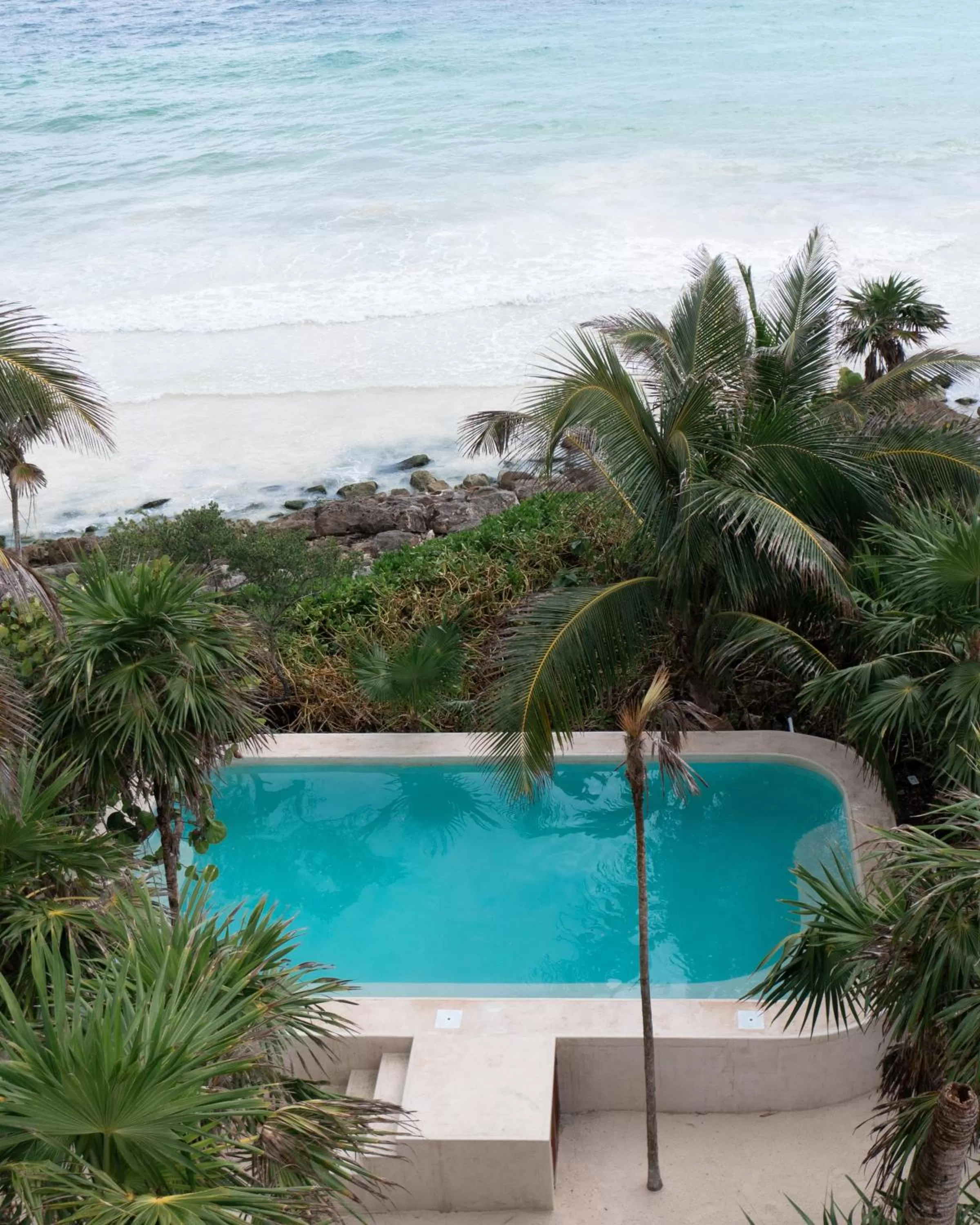 Swimming pool in Diamante K - Inside Tulum National Park
