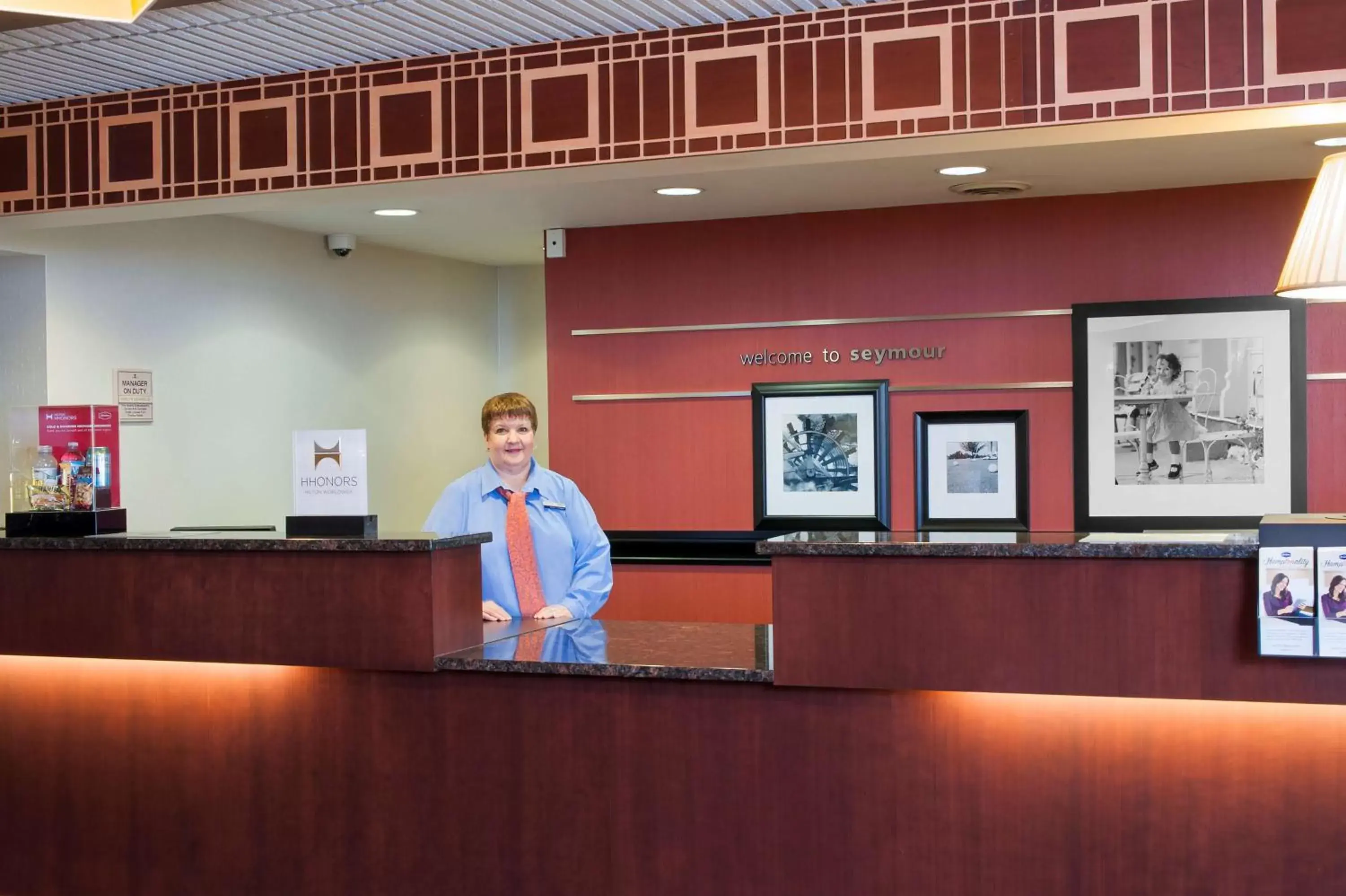 Lobby or reception in Hampton Inn Seymour Lobby or reception in Hampton Inn Seymour