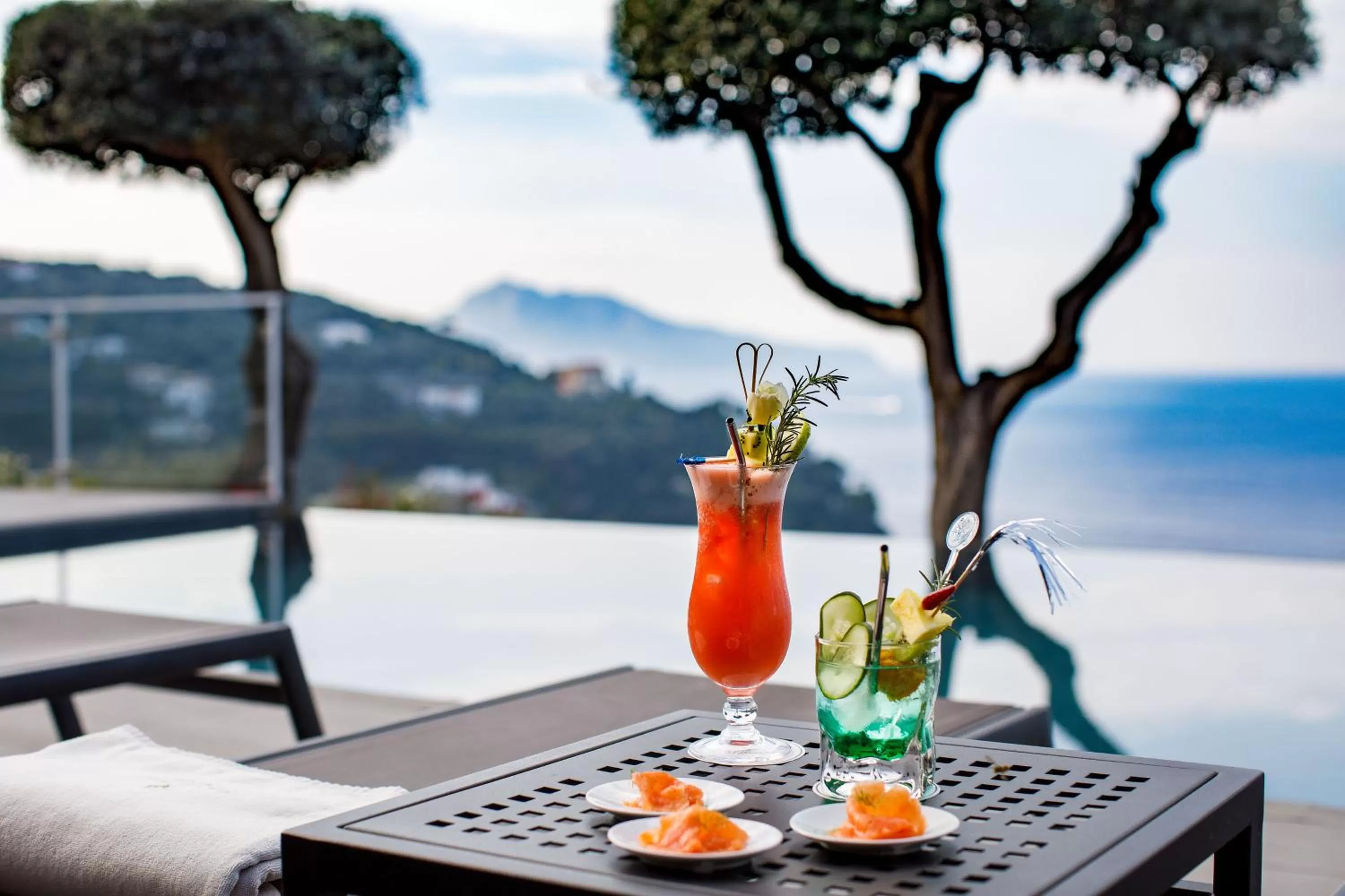 Pool view in Villa Fiorella Art Hotel