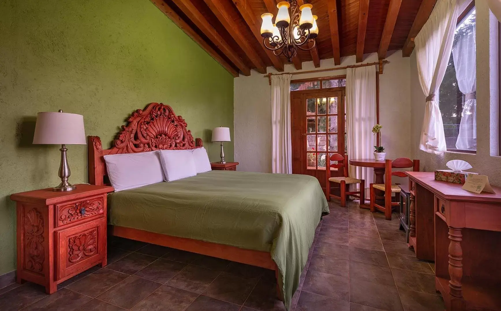 Bedroom, Bed in Eco Hotel Ixhi