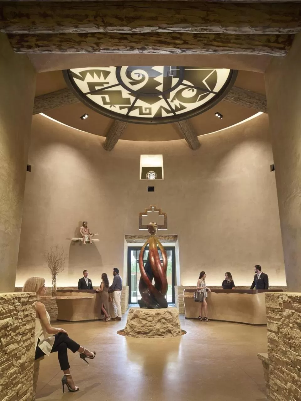 Lobby or reception in Hotel Chaco