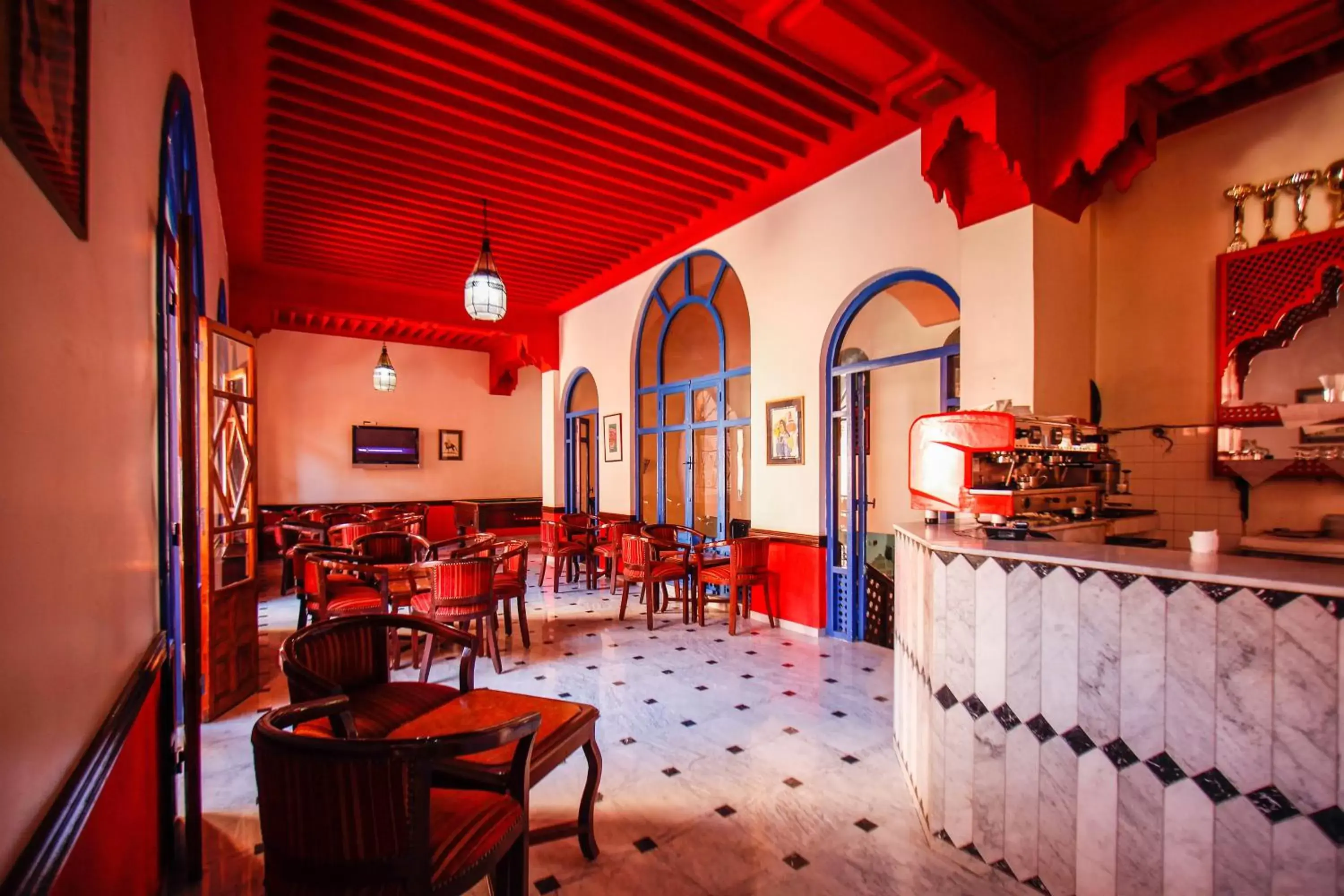 Lounge or bar, Restaurant/Places to Eat in Hotel Oudaya