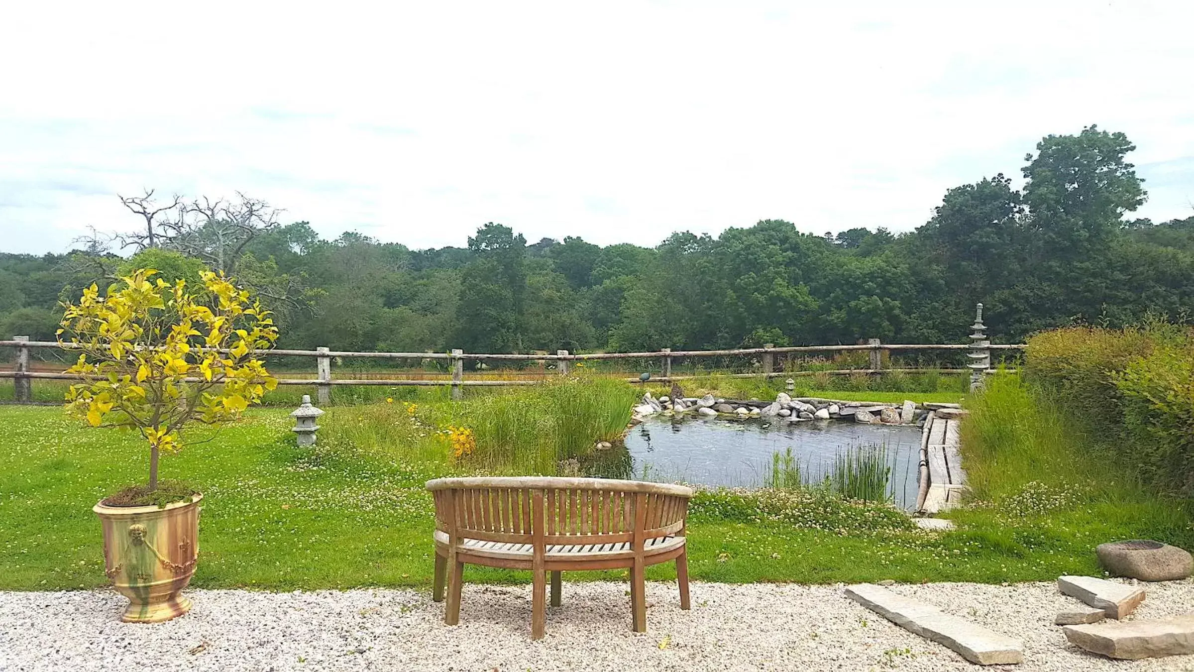 Garden in L'Herbe aux Vaches