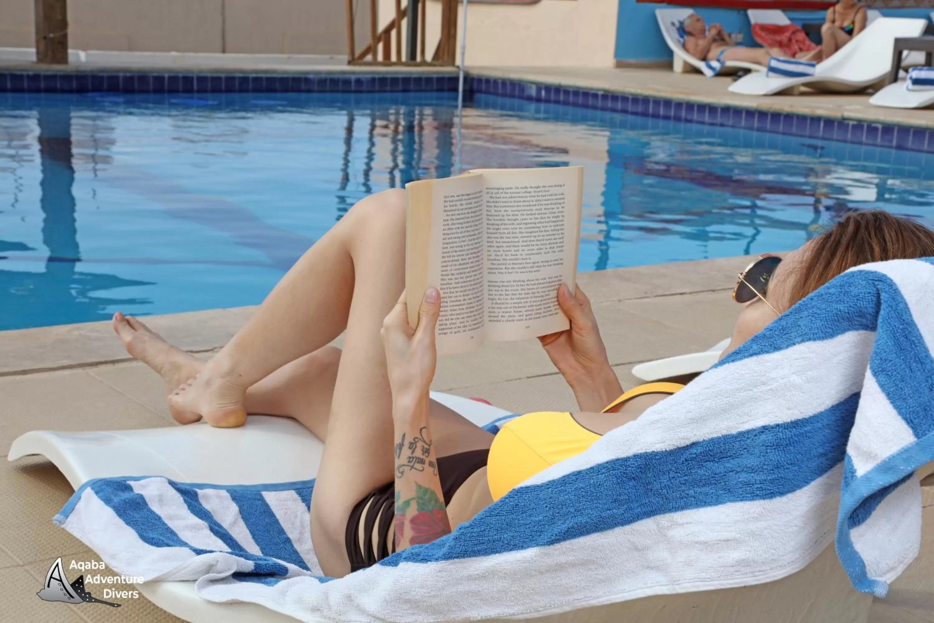 Pool view in Aqaba Adventure Divers Resort & Dive Center