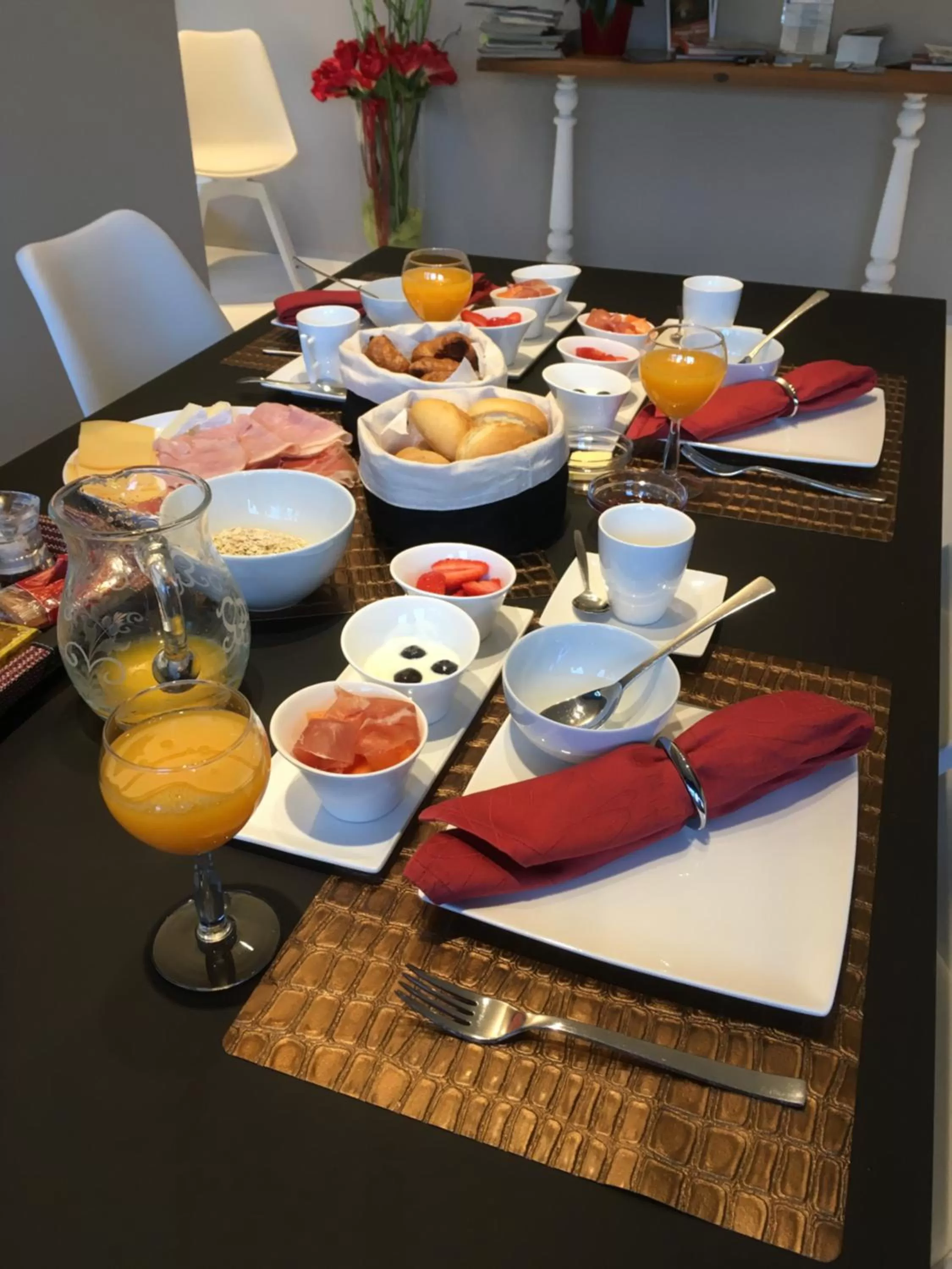 Food close-up in B&B The View Bis