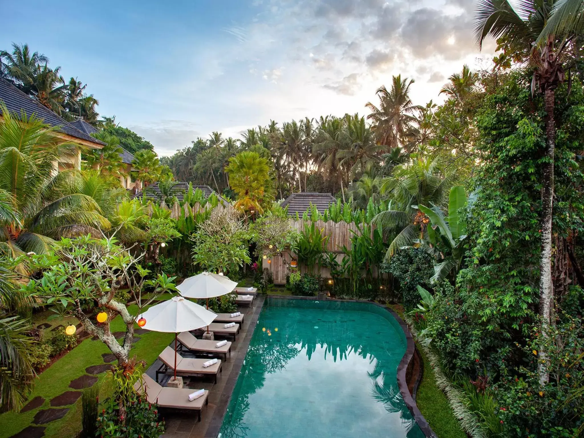 Swimming pool in The Kalyana Ubud Resort Swimming pool in The Kalyana Ubud Resort
