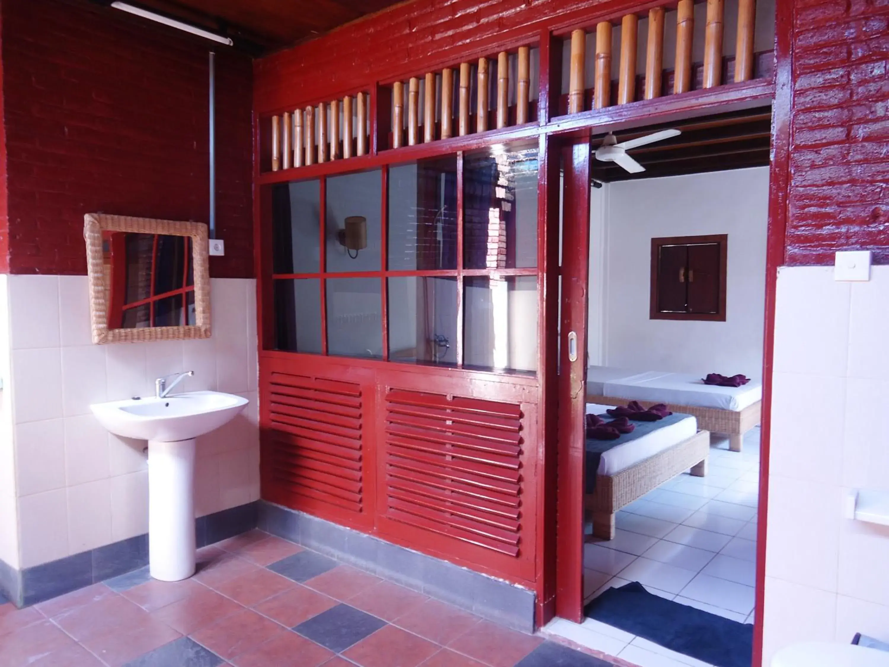 Bathroom in Argasoka Bungalows