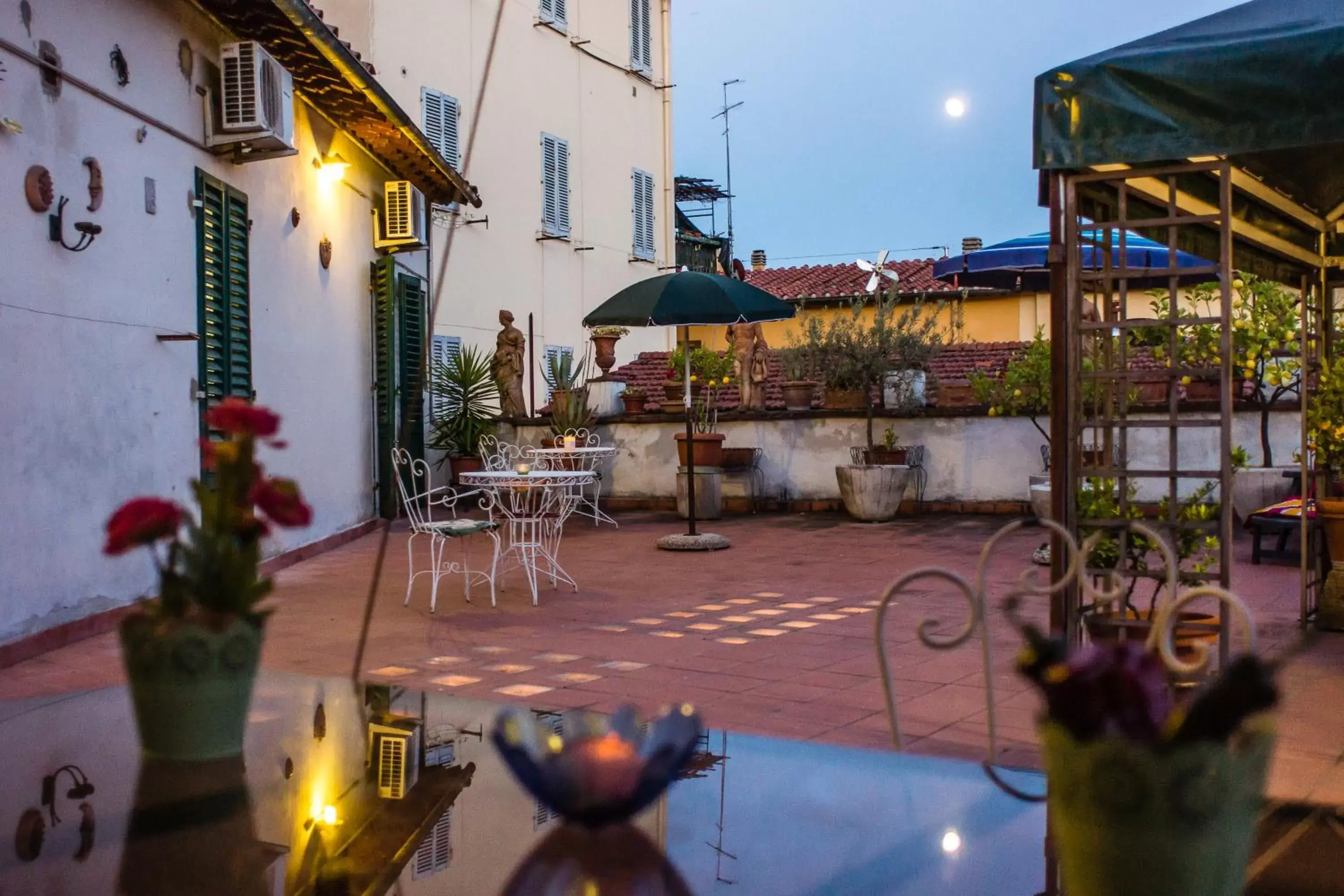 Patio, Restaurant/Places to Eat in Hotel Il Bargellino