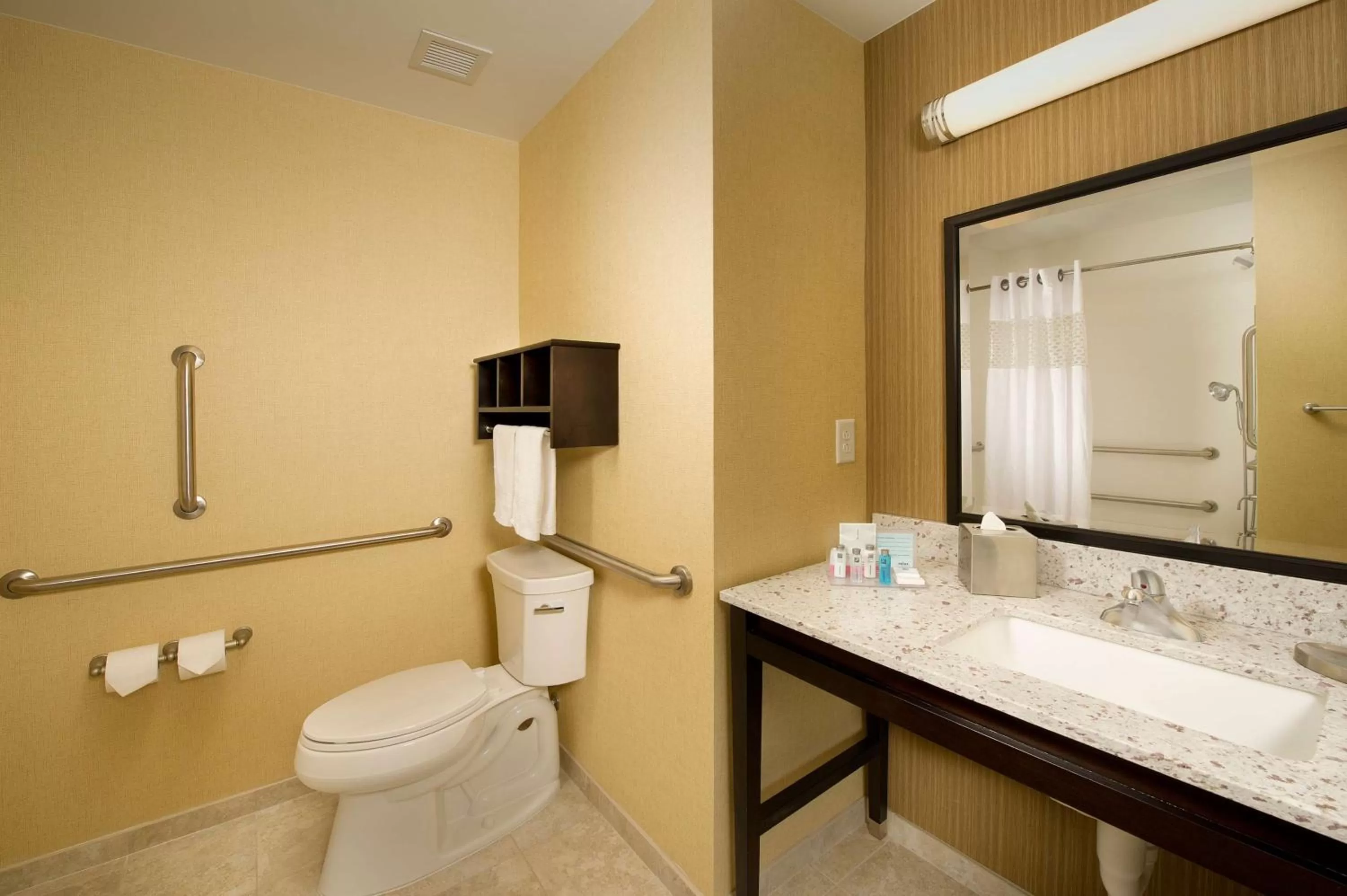 Bathroom in Hampton Inn and Suites Washington DC North/Gaithersburg