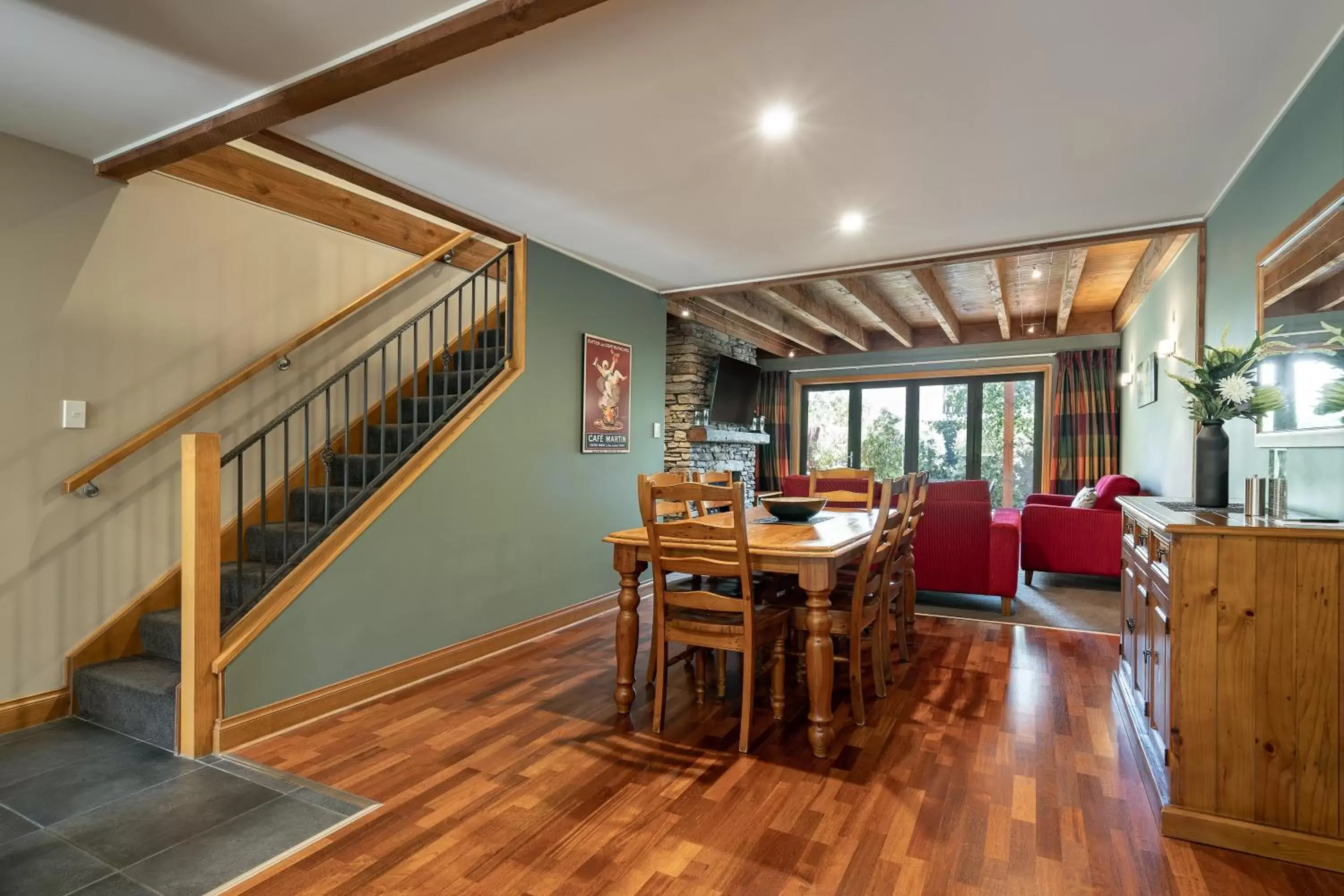 Dining Area in Wanaka Luxury Apartments