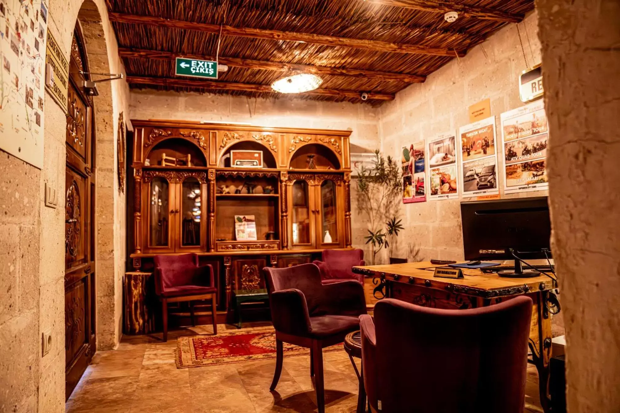 Seating Area in Cappadocia Nar Cave House & Hot Swimming Pool