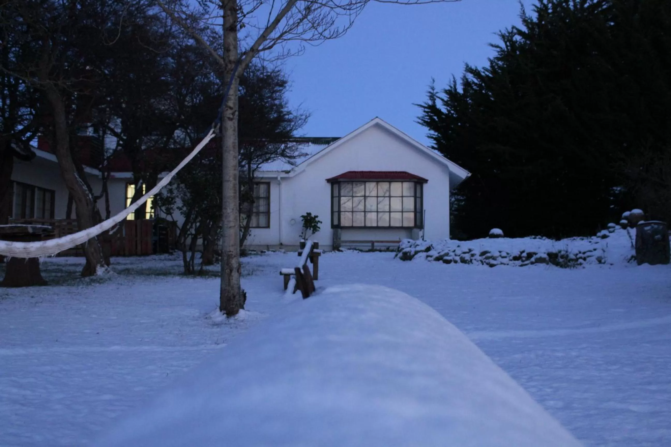 Property building, Winter in Hospedaje Isla Magdalena