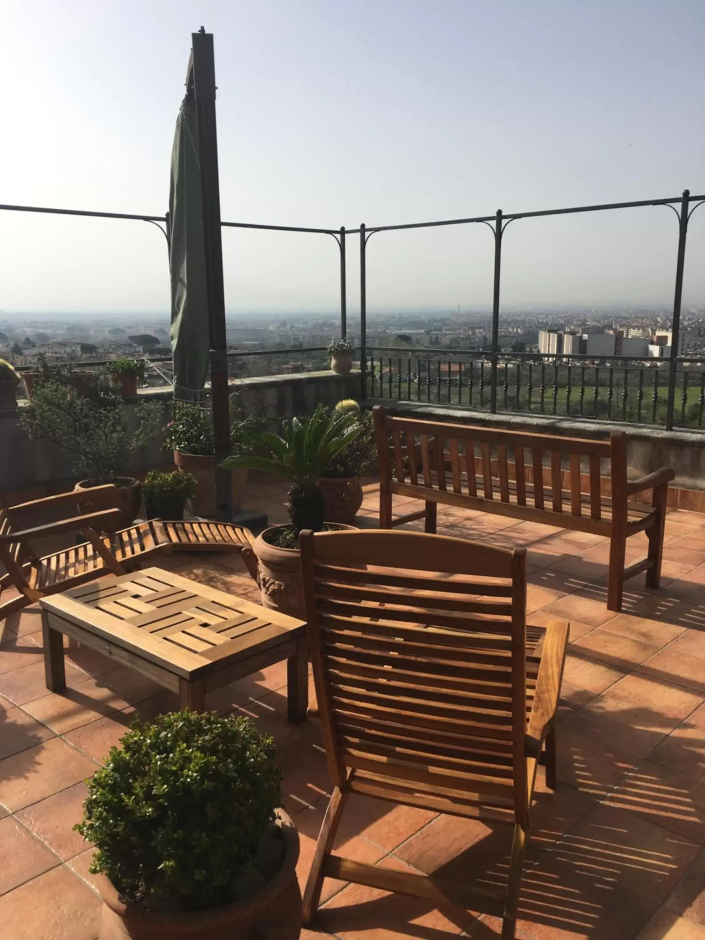 Balcony/Terrace in B&B MontAlbano