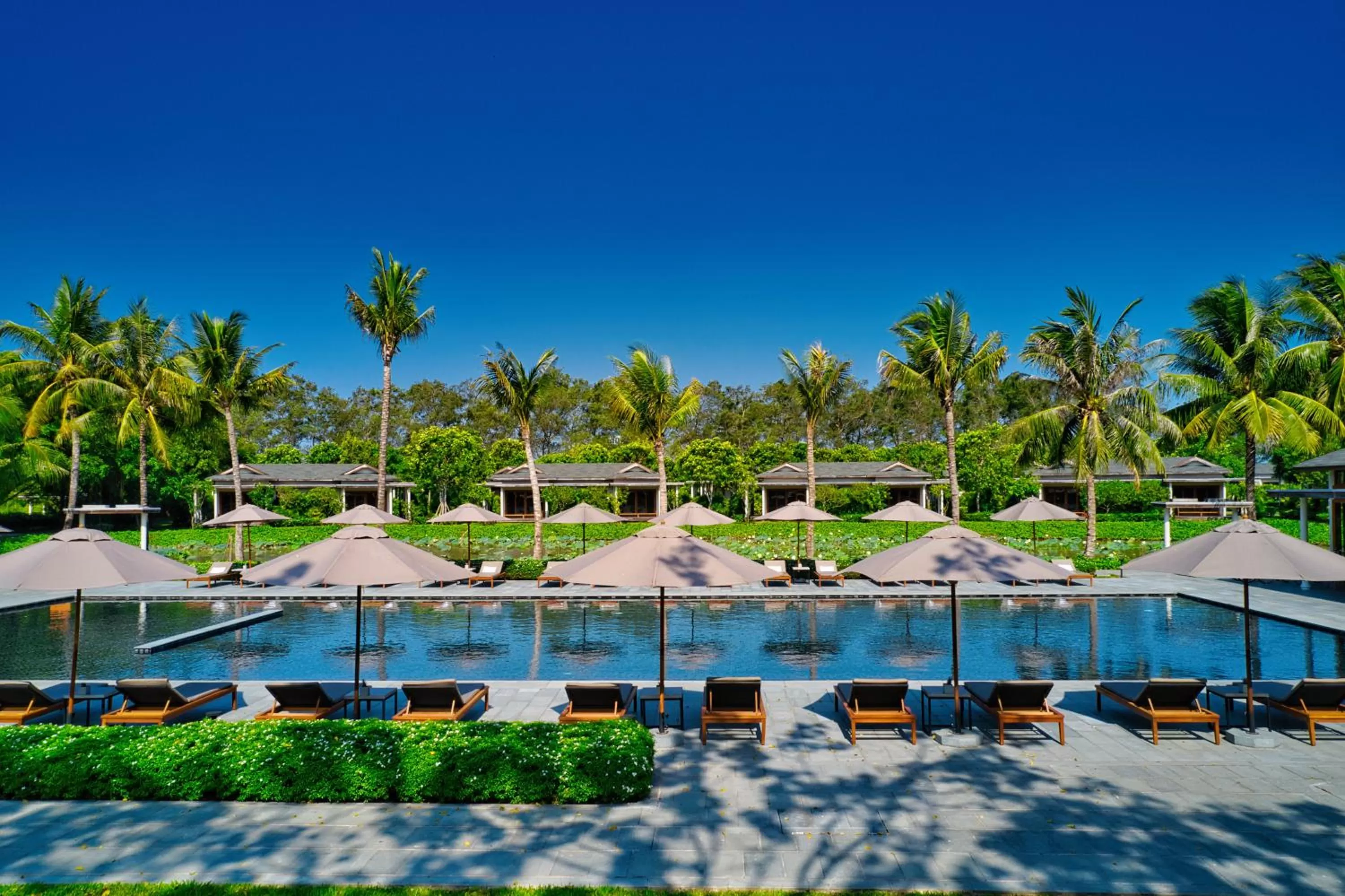 Swimming pool in Legacy Mekong, Can Tho, Autograph Collection