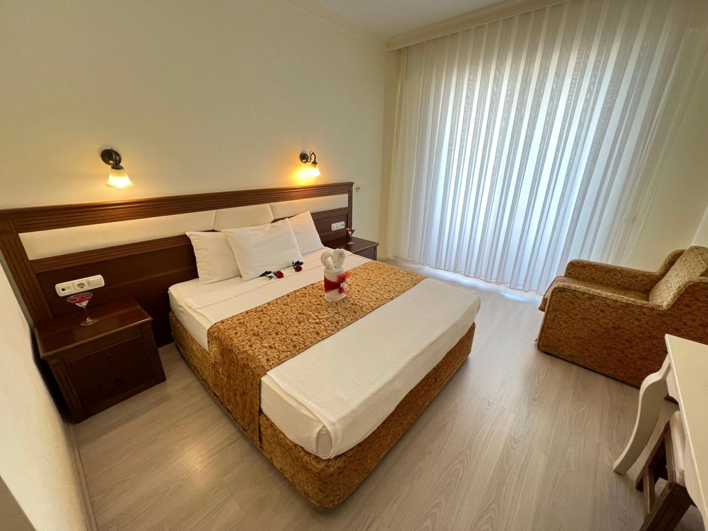 Bed in Valeri Beach Hotel