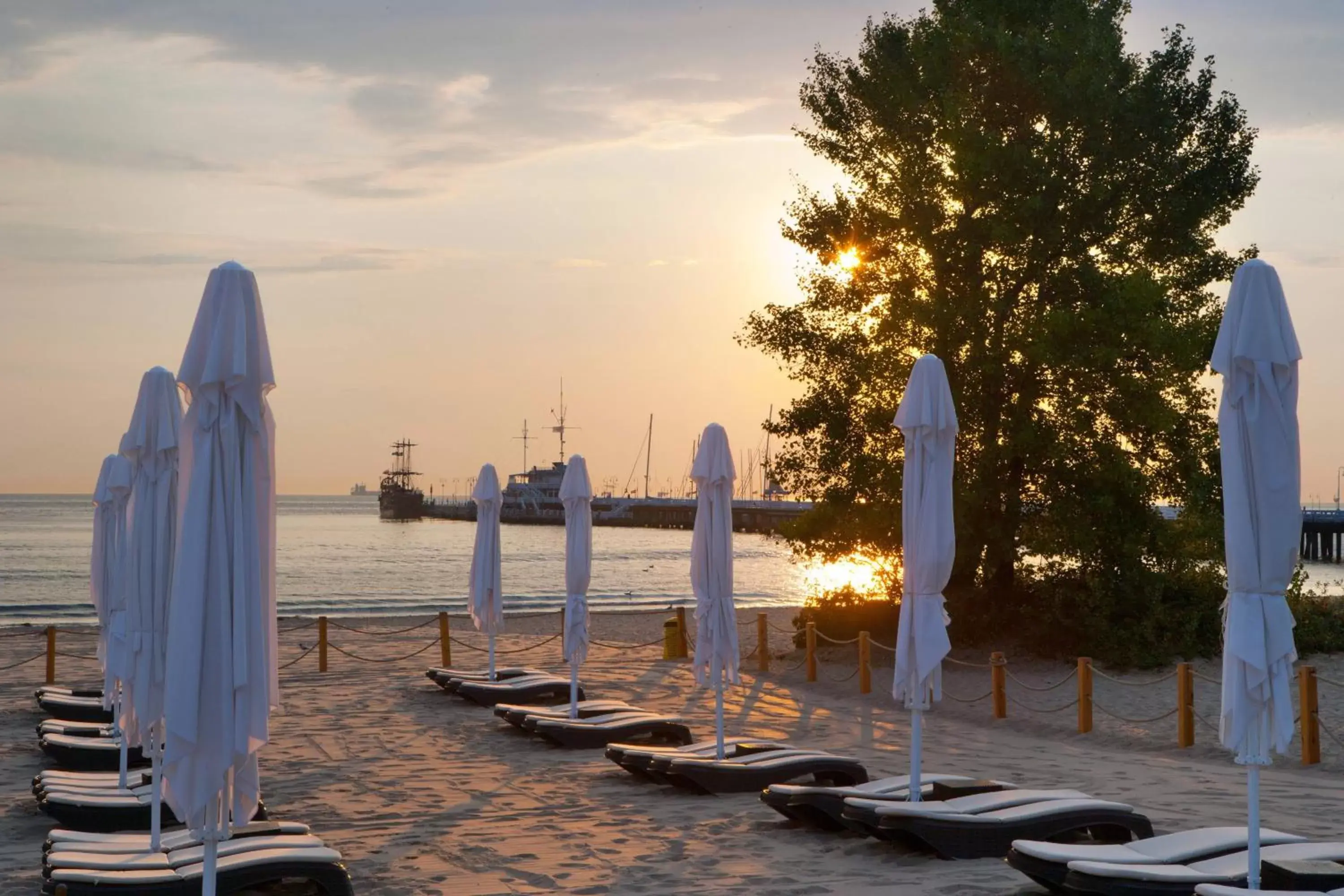 Beach in Sheraton Sopot Hotel