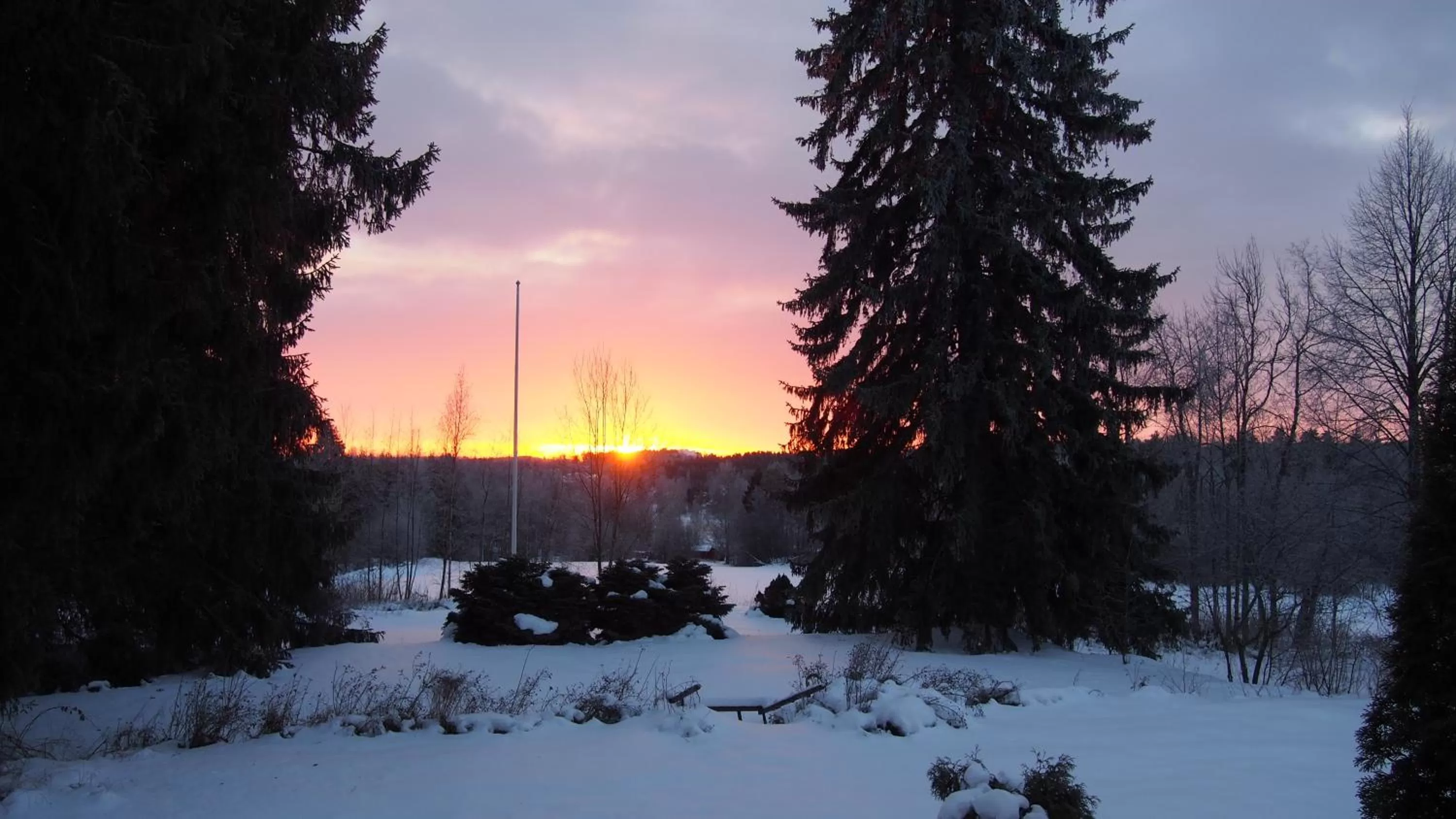 Garden view in Tiittalan Kartano