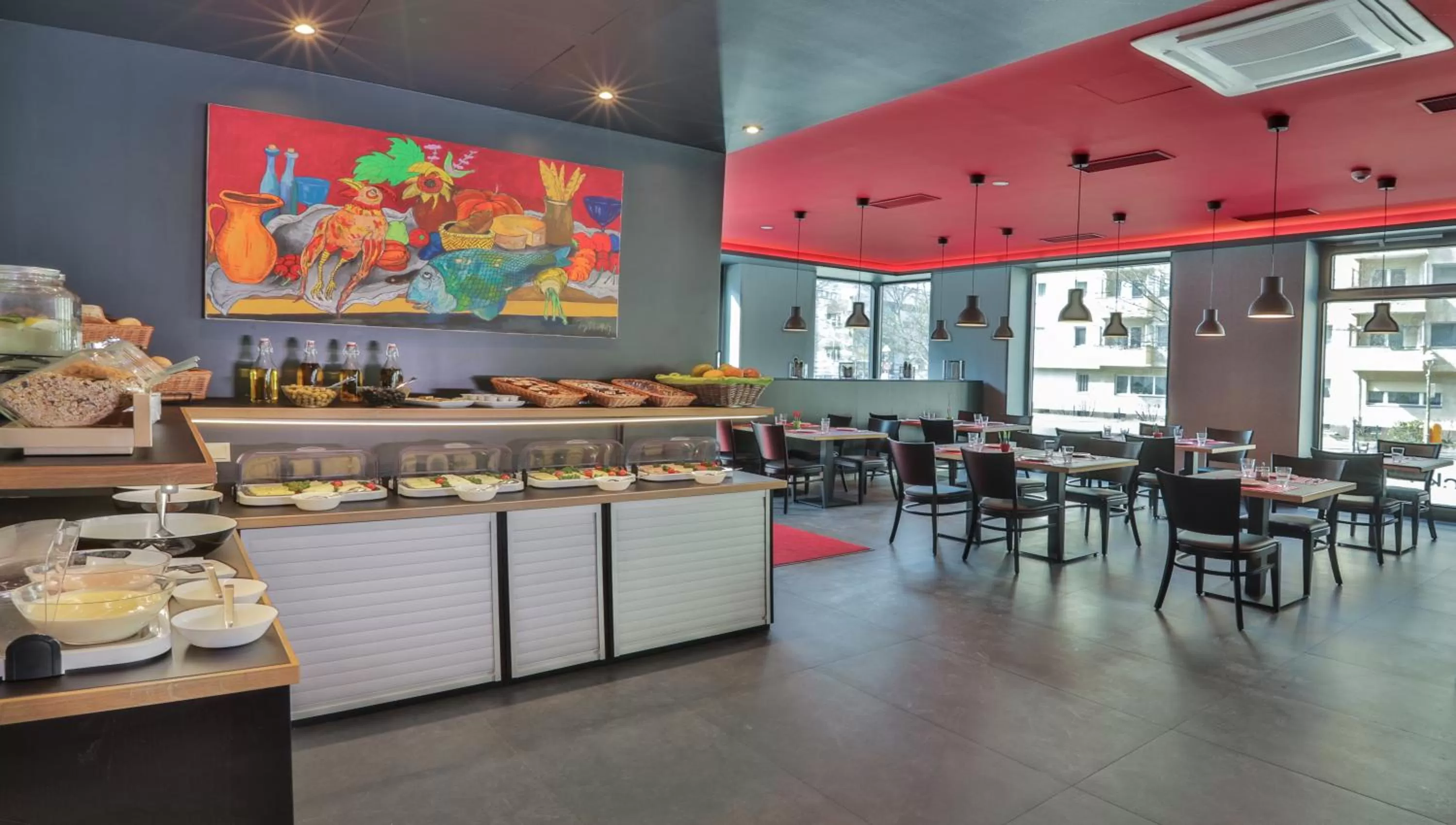 Buffet breakfast in Ocak Aparthotel