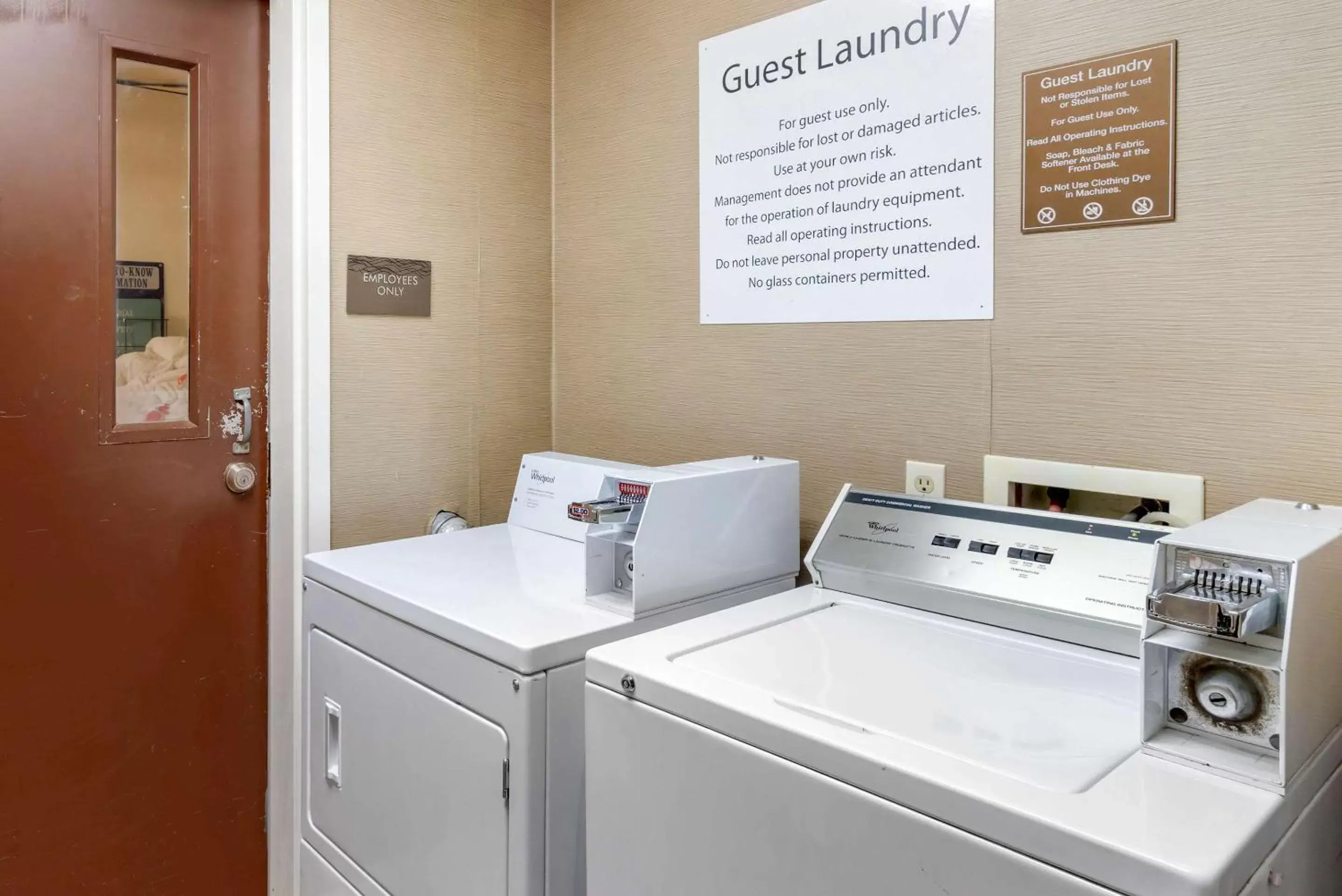 laundry in Comfort Inn Columbus Near Fort Moore