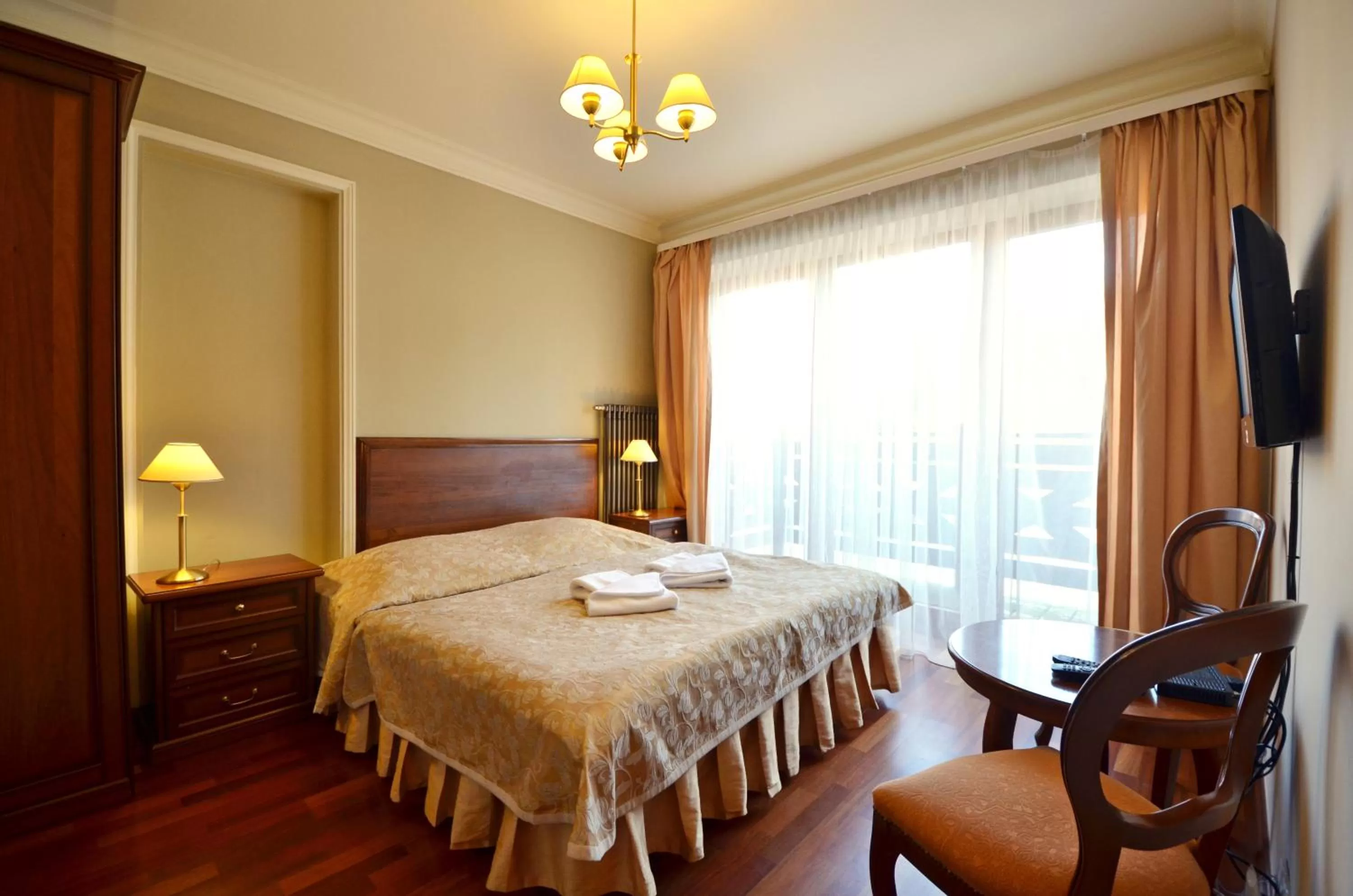 Bed in Pensjonat Nad Rzeką