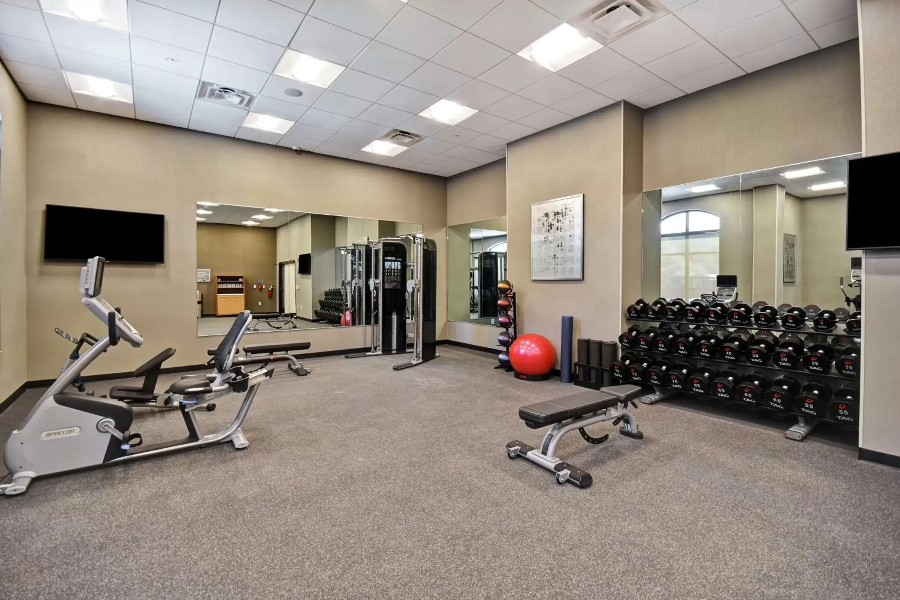 Fitness centre/facilities, Fitness Center/Facilities in Homewood Suites By Hilton Greenville Downtown