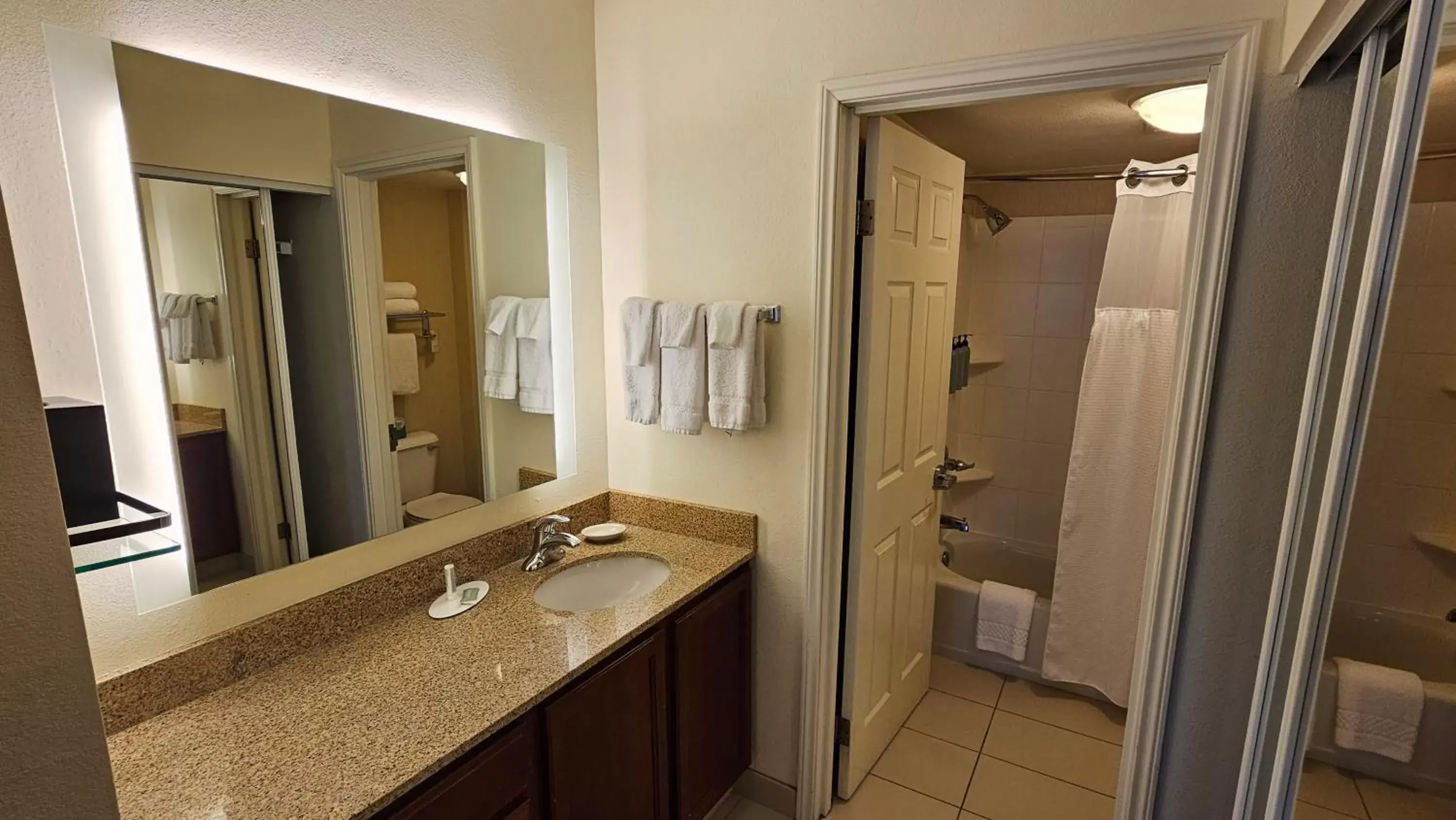 Bathroom in Residence Inn Indianapolis Fishers