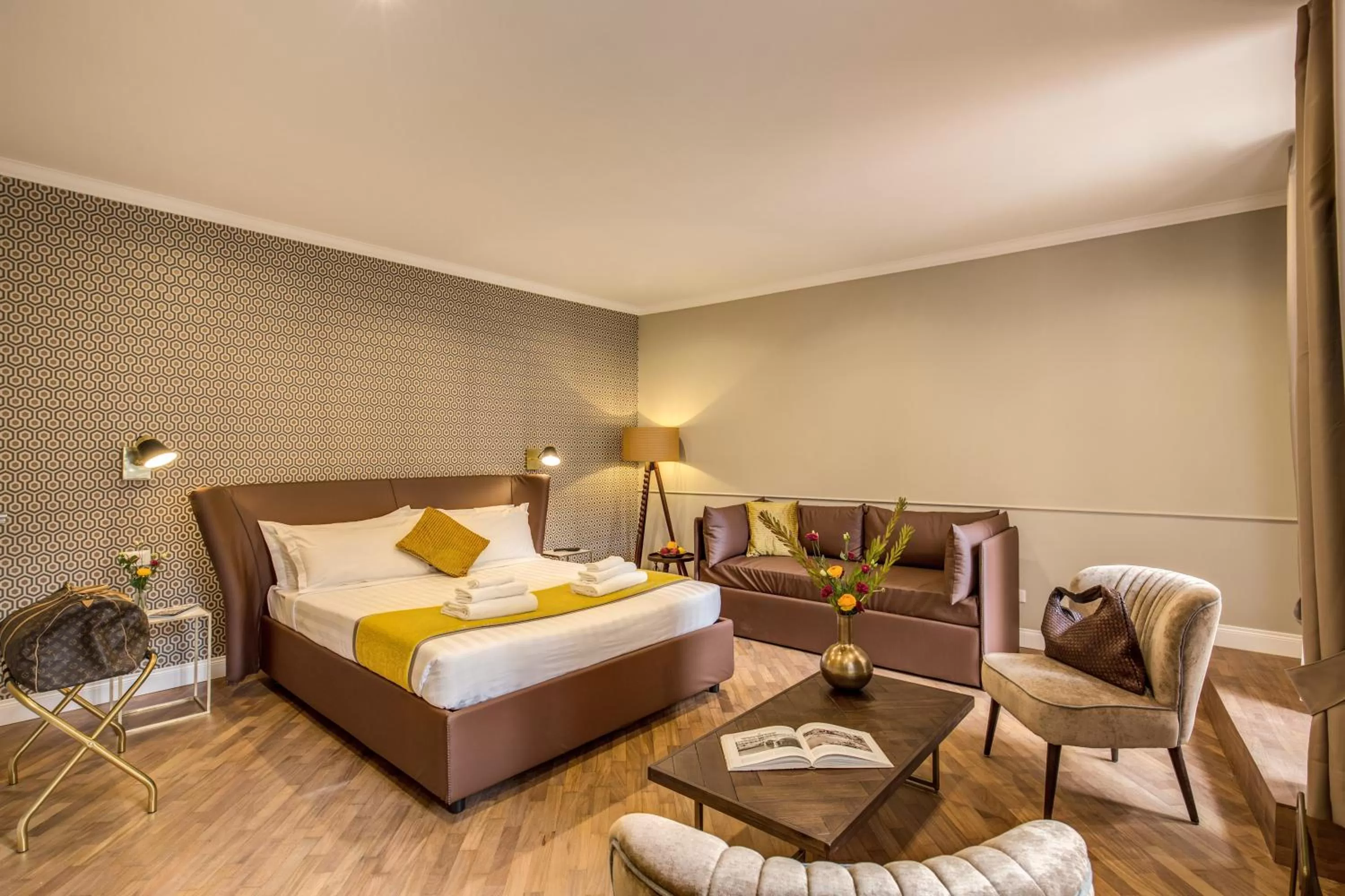 Bedroom, Bed in Charme Spagna Boutique Hotel