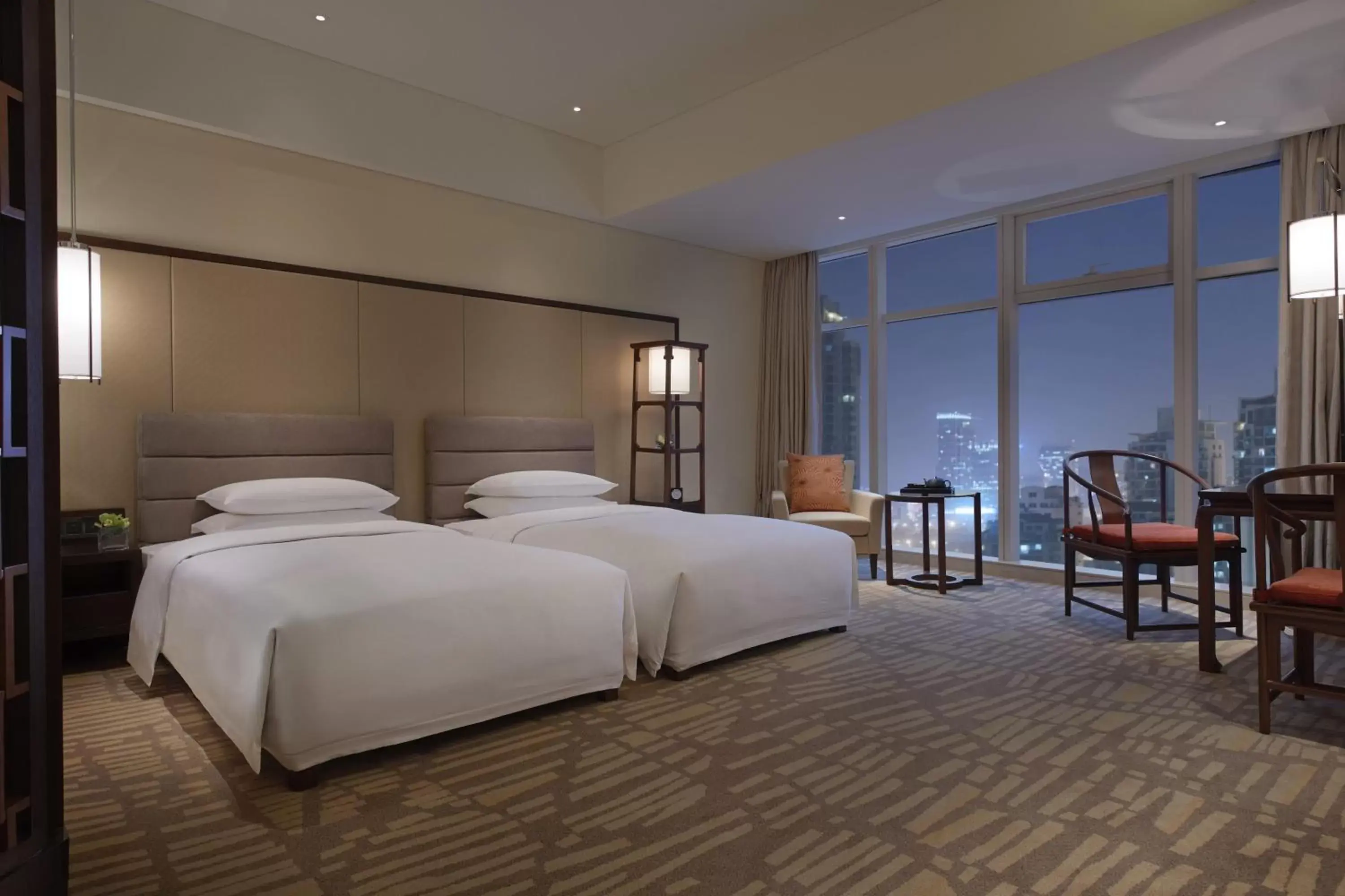 Twin Room in Hyatt Regency Qingdao - Stone old beach - Exhibition Center