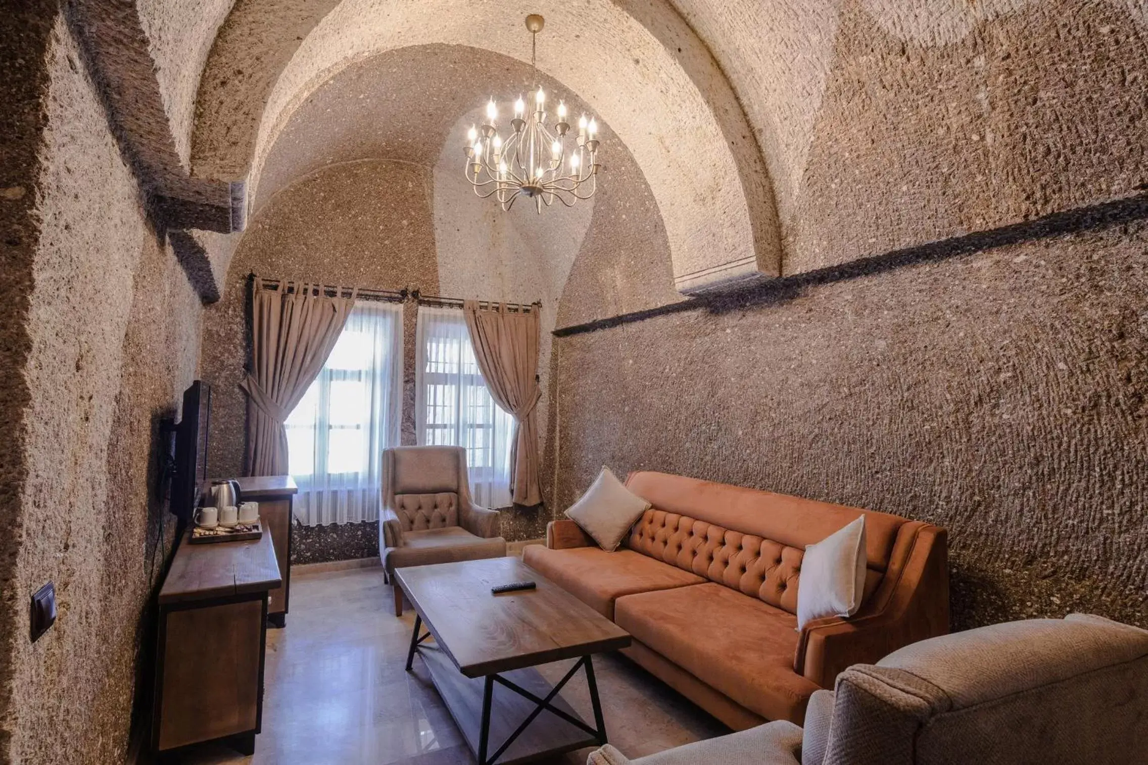 Property building, Seating Area in Lunar Cappadocia Hotel