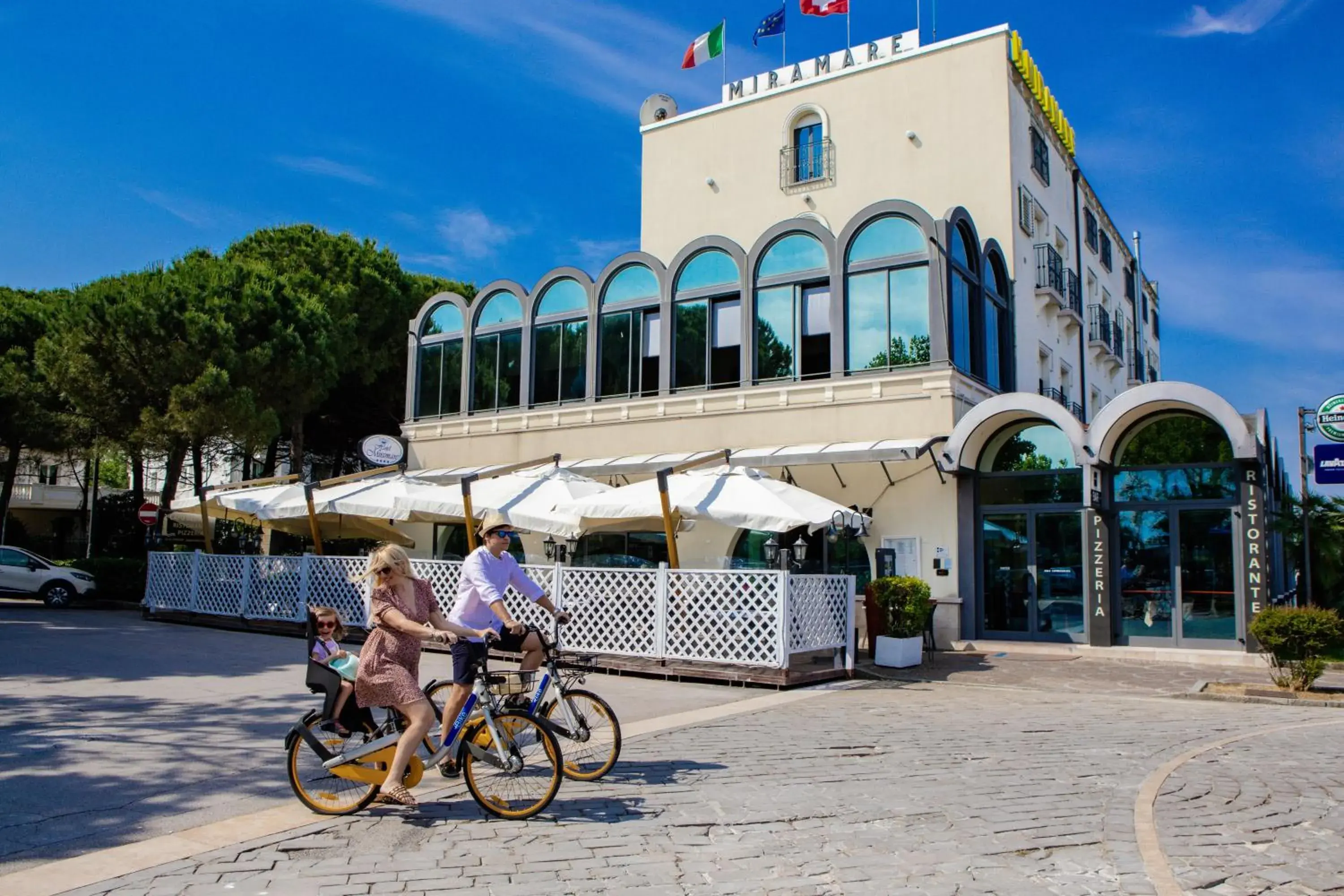 Property building in Miramare Hotel Ristorante Convegni