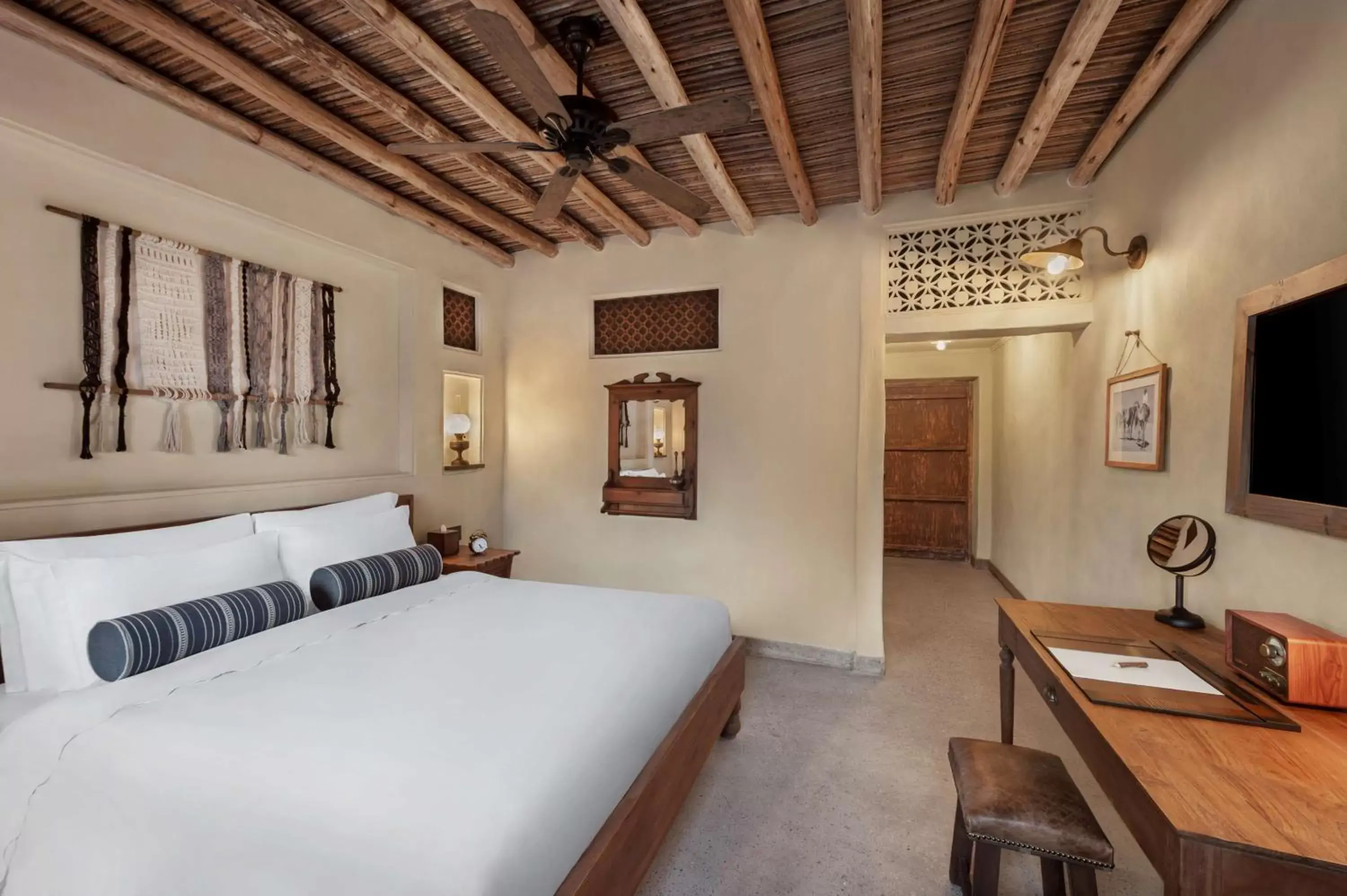 Bedroom, Bed in Al Seef Heritage Hotel Dubai, Curio Collection by Hilton