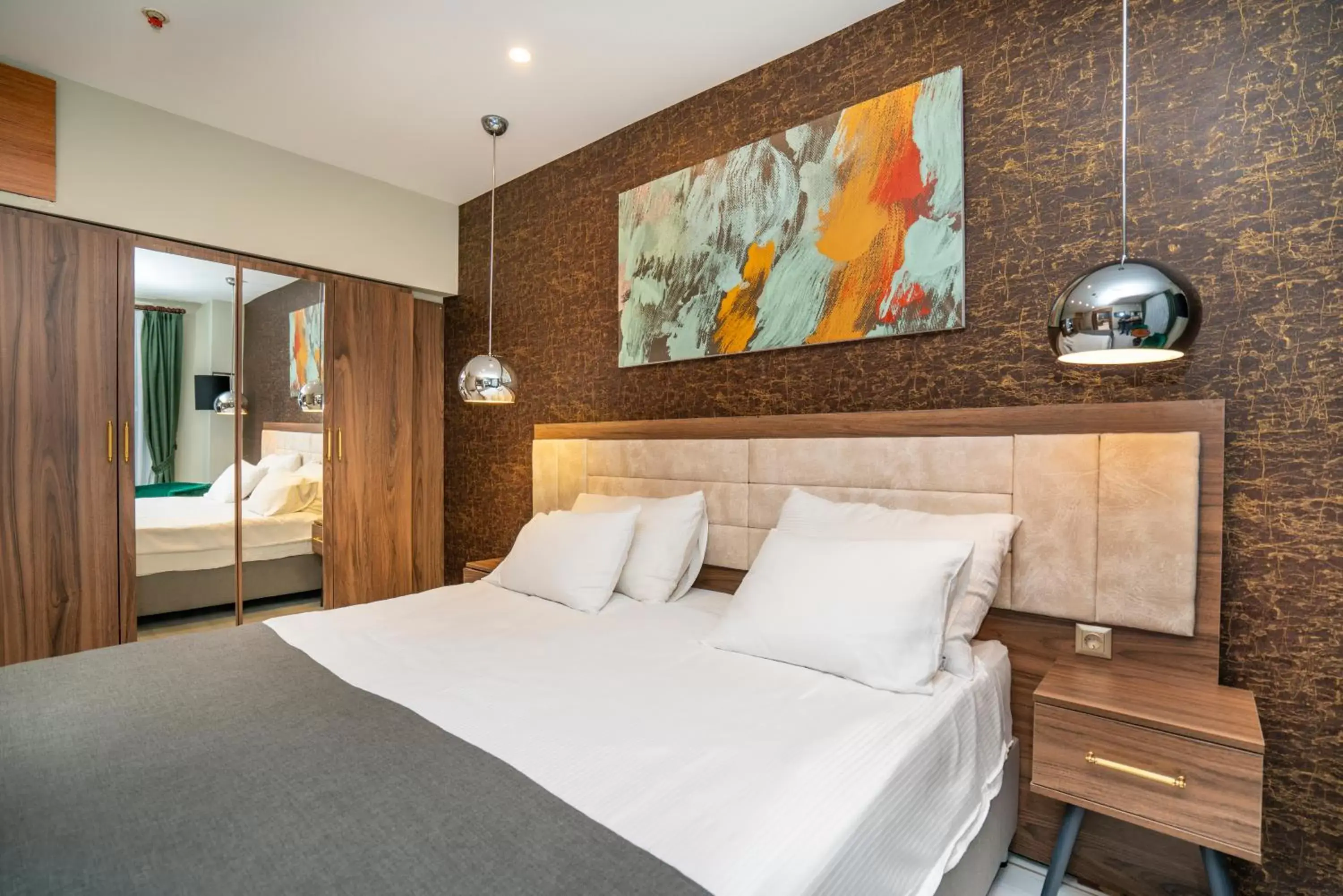 Bedroom, Bed in The Gate 30 Suites Ataşehir